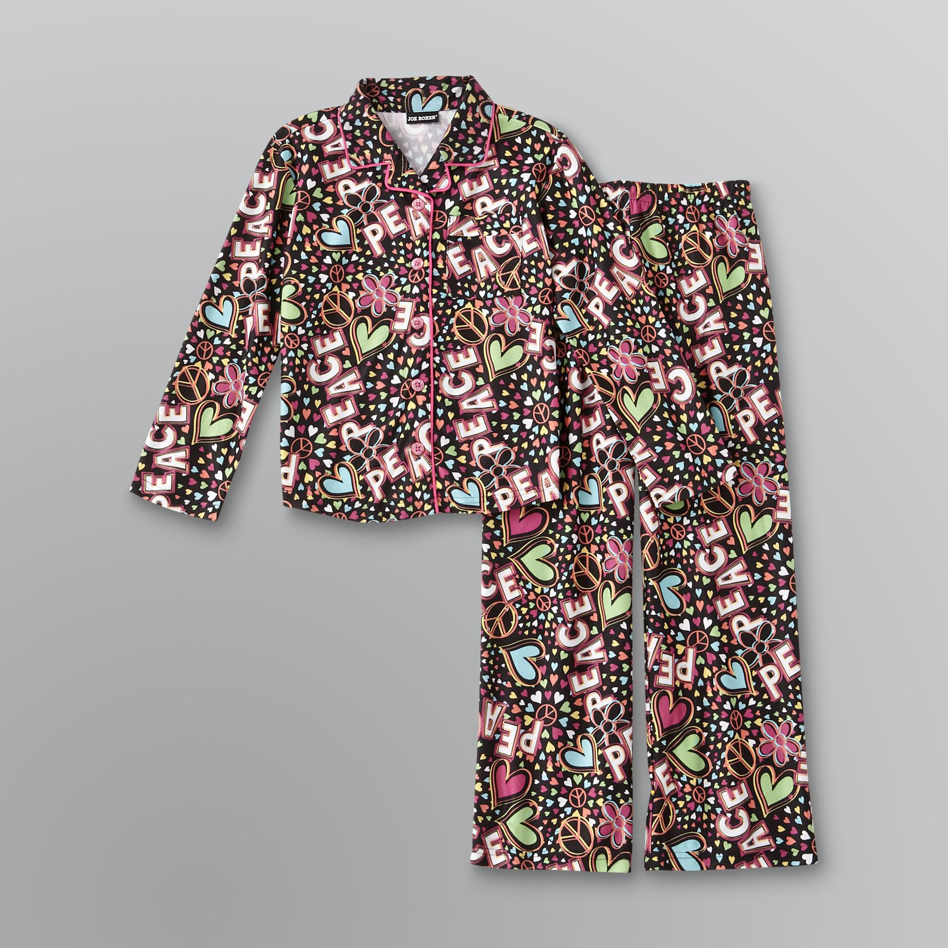 Joe Boxer Girl's Peace Heart Pajamas at Kmart.com