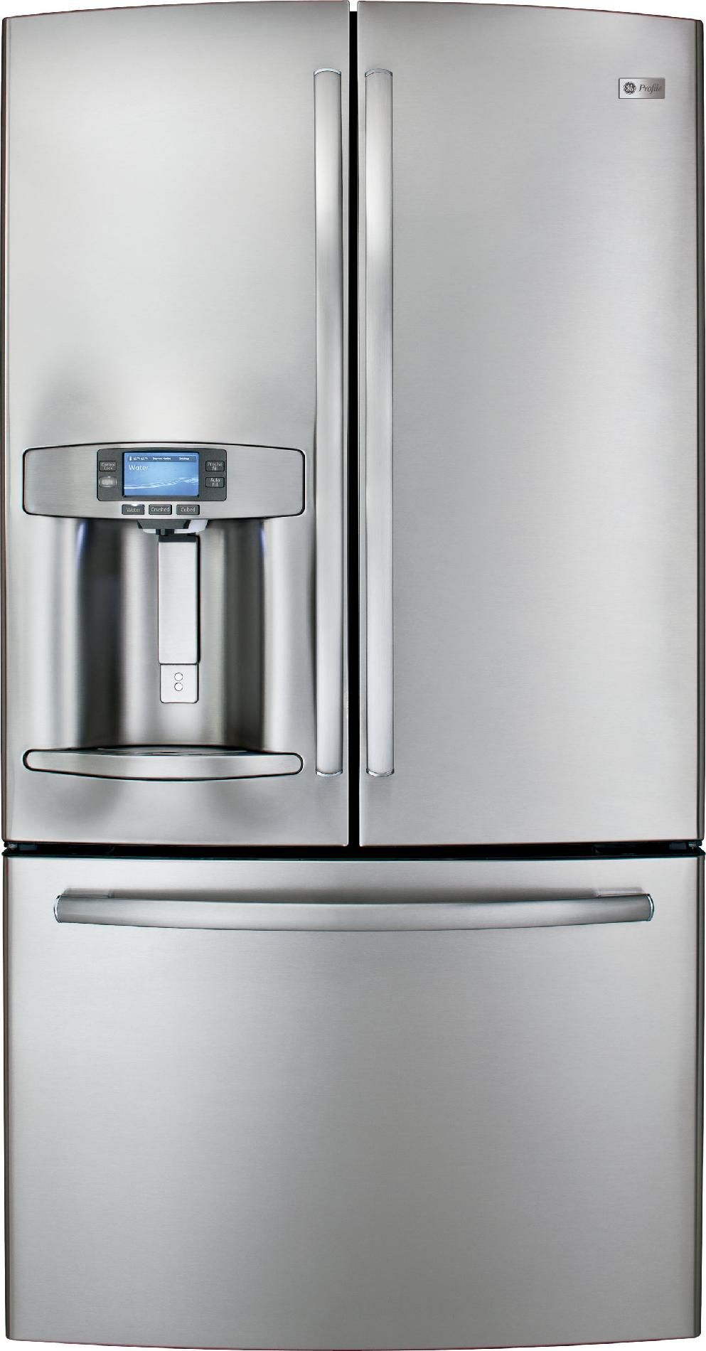 GE Profile? Series 28.6 cu. ft. French-Door Bottom-Freezer Refrigerator - Stainless Steel