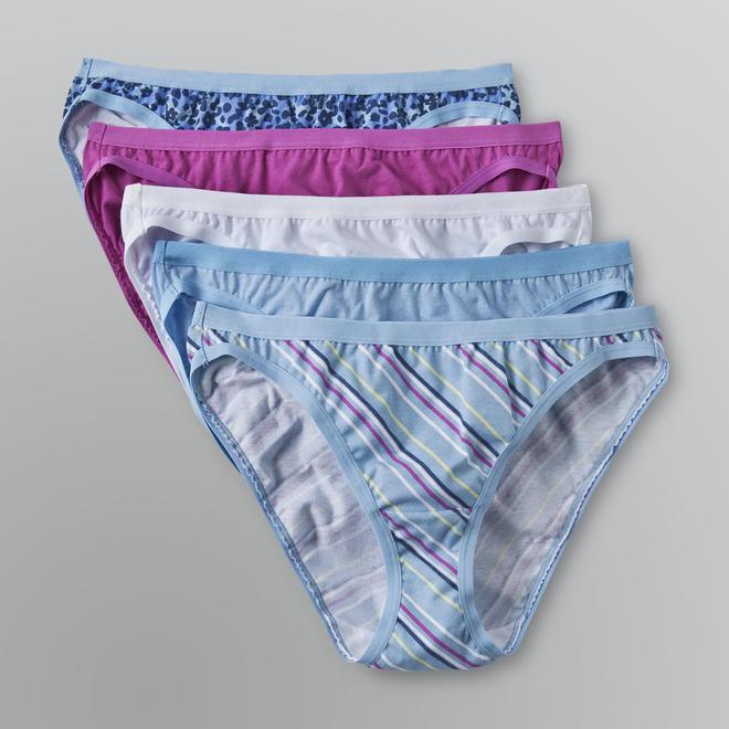 Vanity Fair Women's True Comfort Cotton Bikini Panty 5Pack