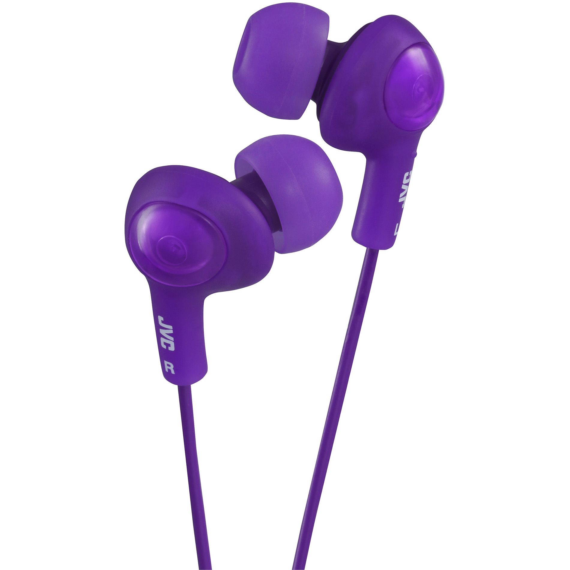 JVC Inner Ear Gumy Plus Headphone - Violet HAFX5V at Kmart.com