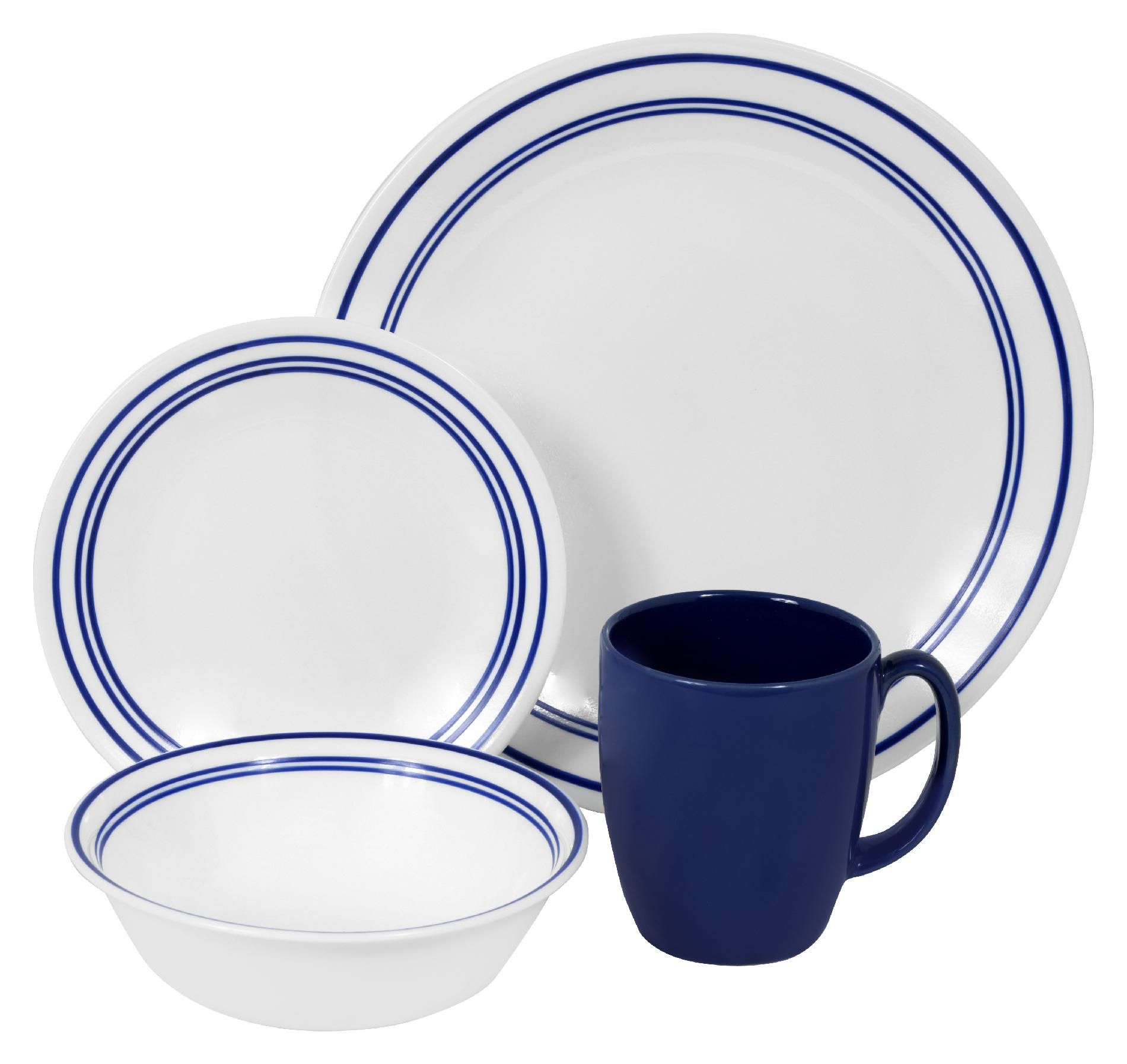 Corelle 16pc Set CLASSIC CAFÉ BLUE at Sears.com