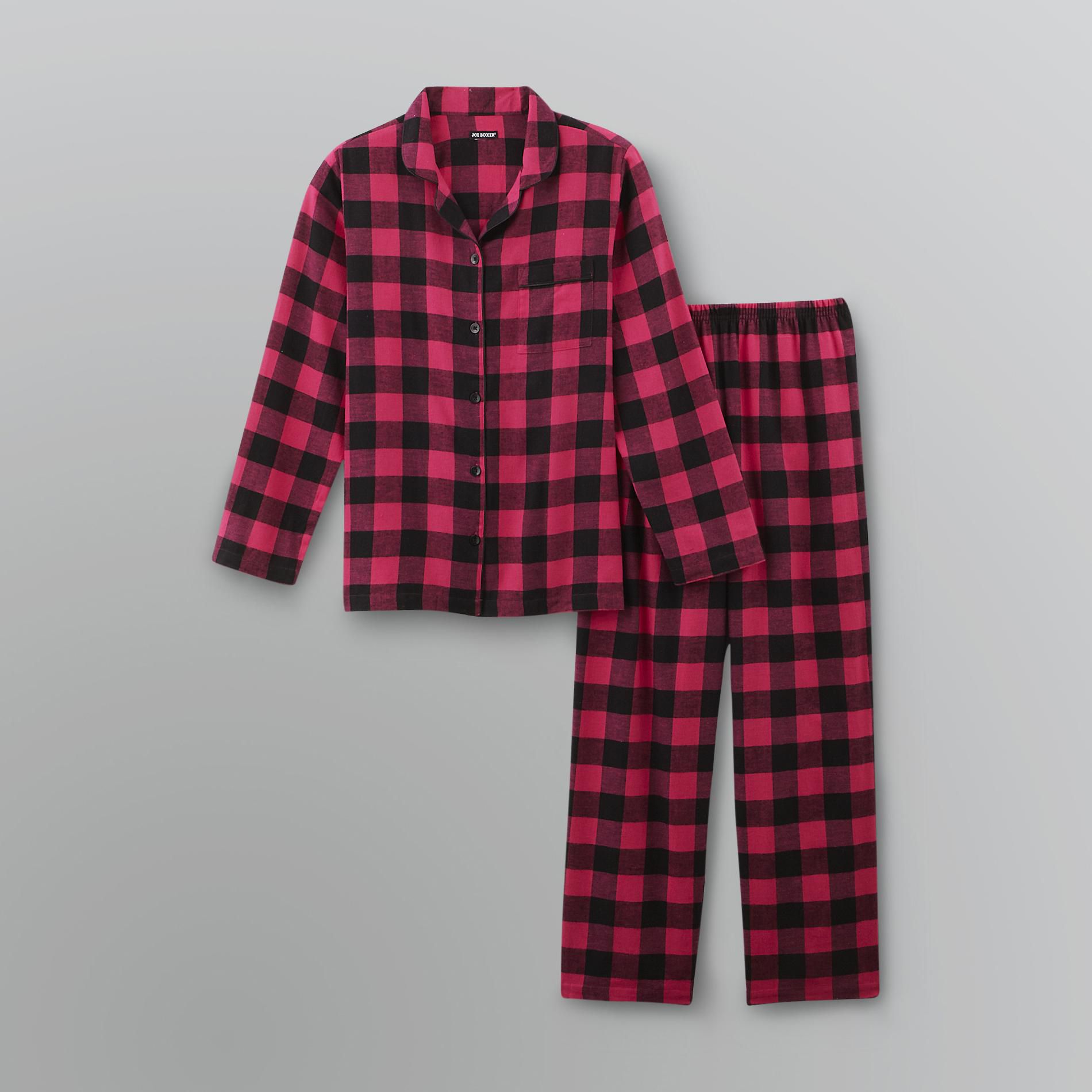 Joe Boxer Women's Buffalo Plaid Pajama Set