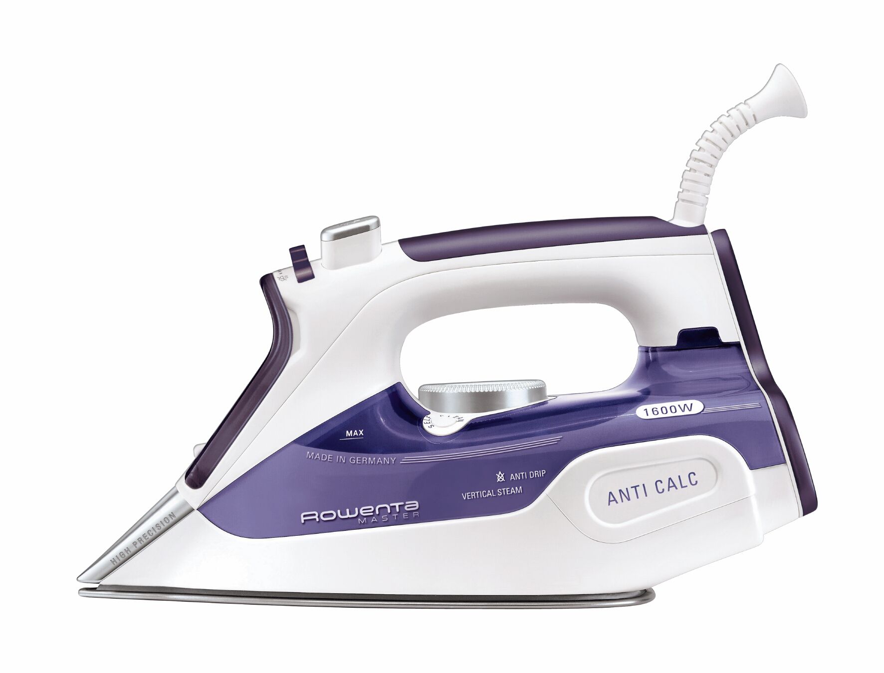 Rowenta DW9055 Master Stainless Steel Soleplate Steam Iron Blue white by Rowenta