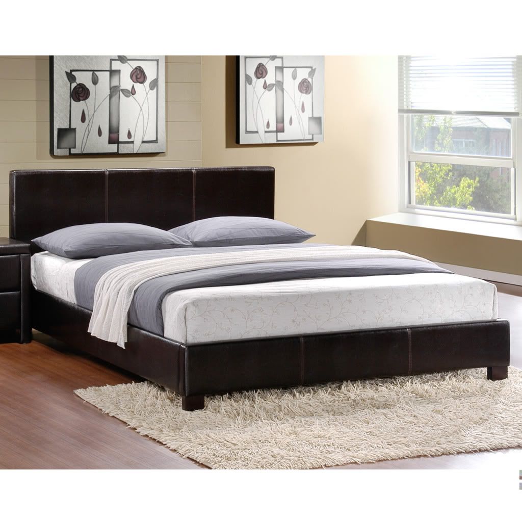 Oxford Creek Dark Brown Kingsize Platform Bed Shop Your Way Online