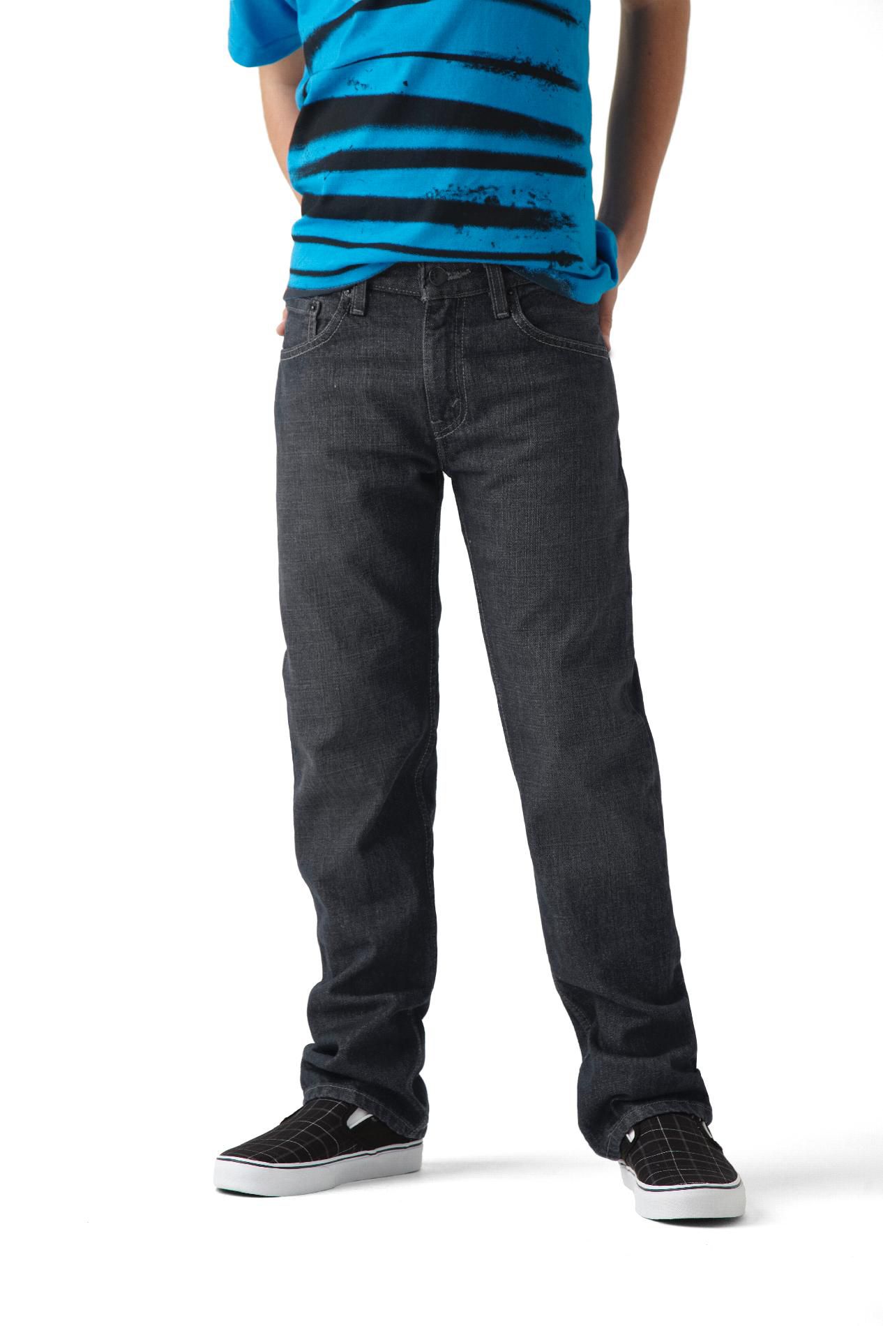 Signature by Levi Strauss & Co. Boy's Straight Leg Relaxed Fit Jeans at Kmart.com