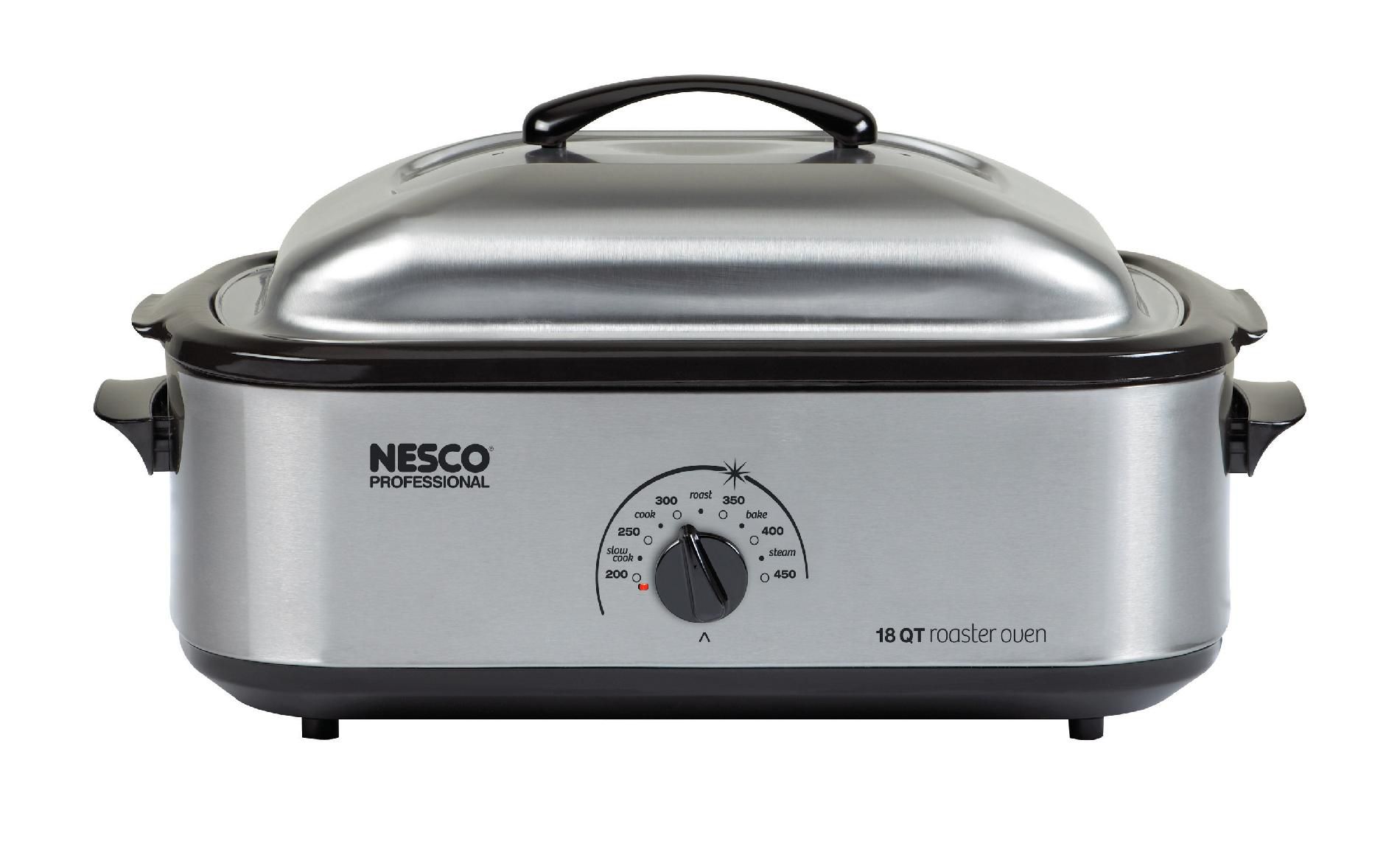 Professional 18 Qt. Stainless Steel Roaster with Non-Stick Cookwell