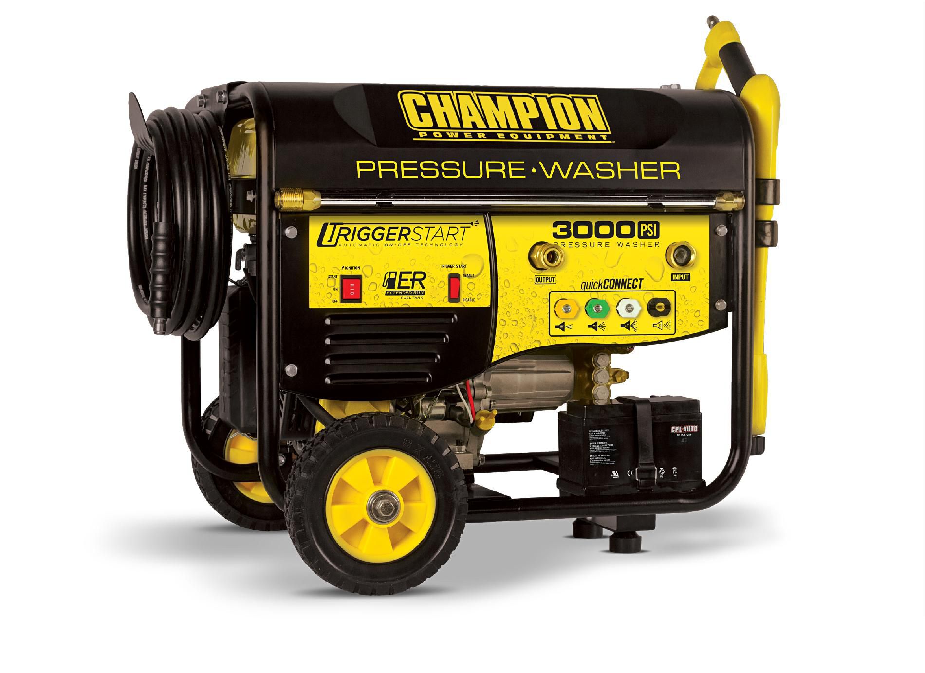 76522 Champion 3000 PSI Trigger Start Portable Pressure Washer CARB