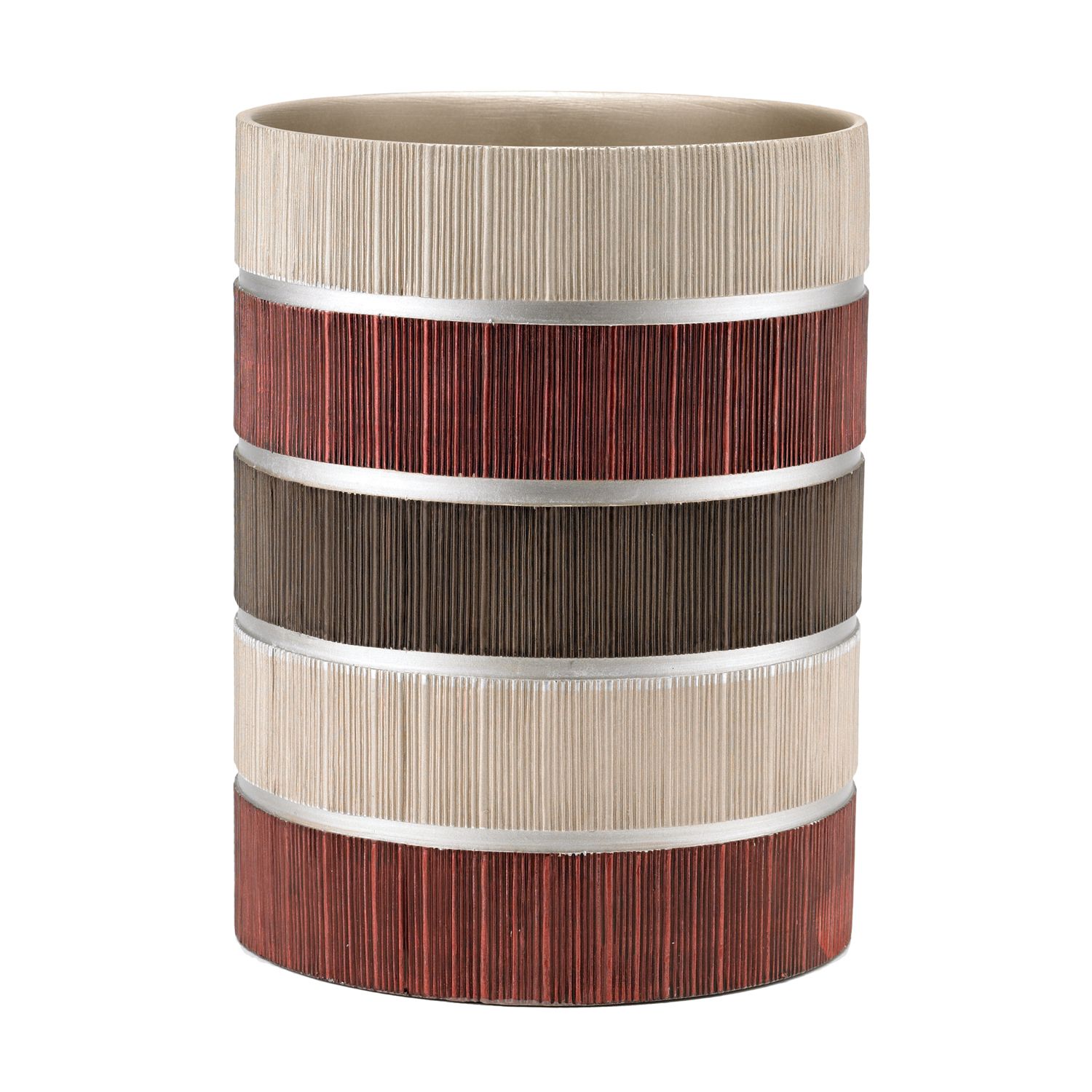 Popular Bath Products Modern Line Quot Burgundy Quot Waste Basket