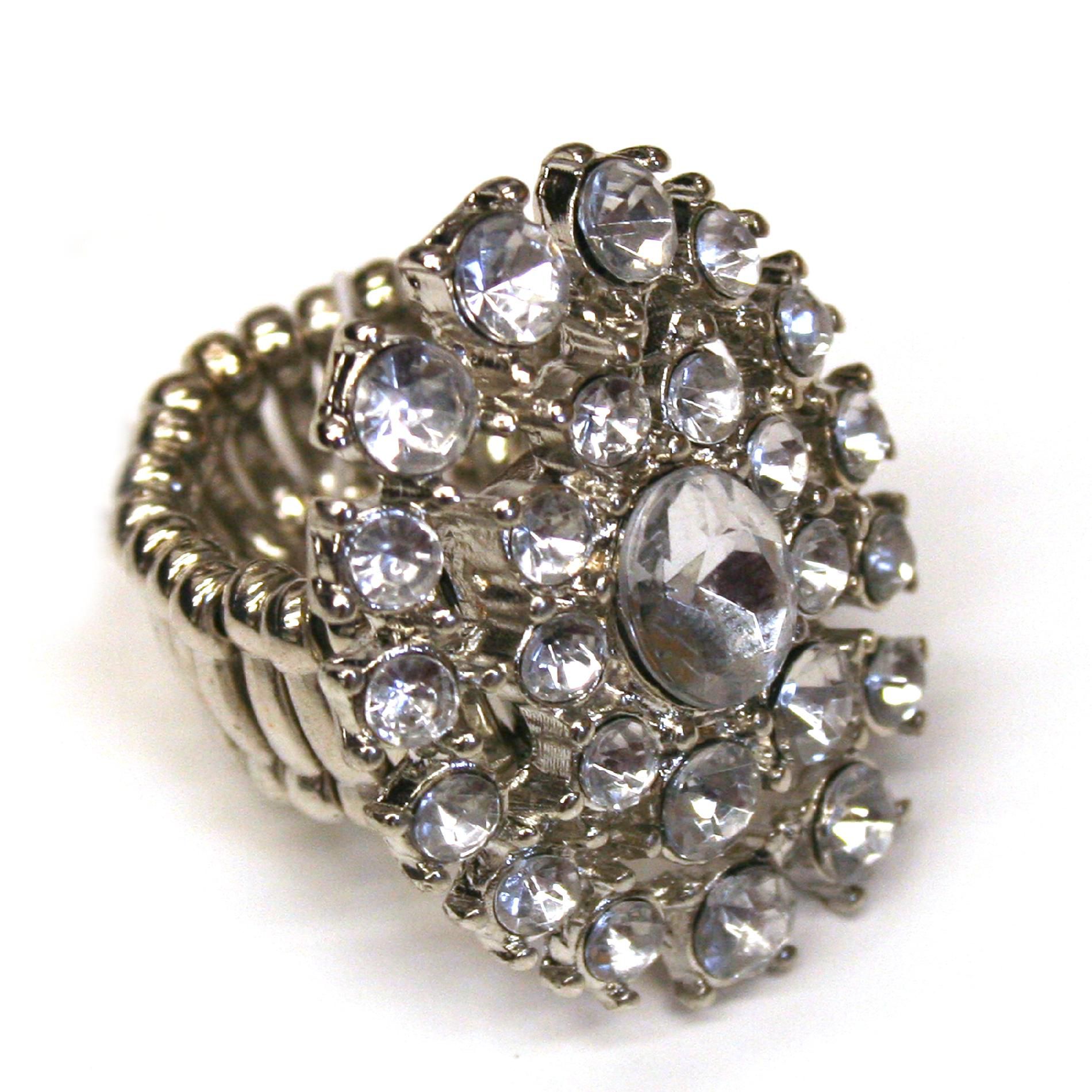 Sofia by Sofia Vergara Cluster Stone Stretch Ring at Kmart.com
