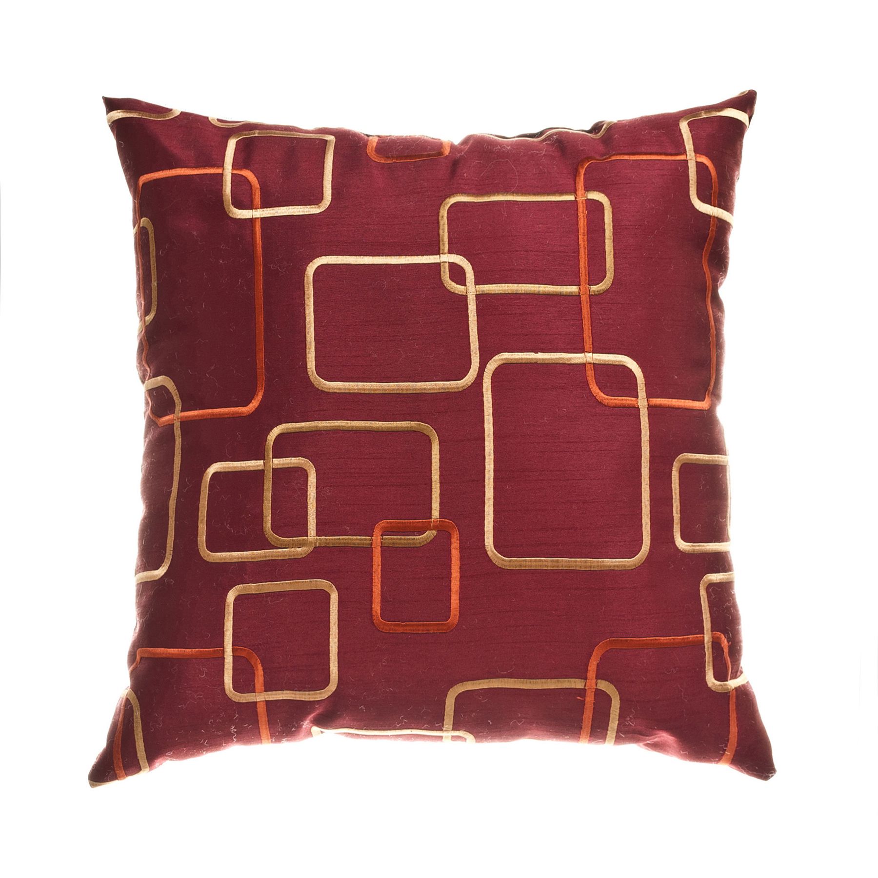 Softline Home Fashions, Inc Strada Square Merlot 18x18 Decorative Pillow at Kmart.com