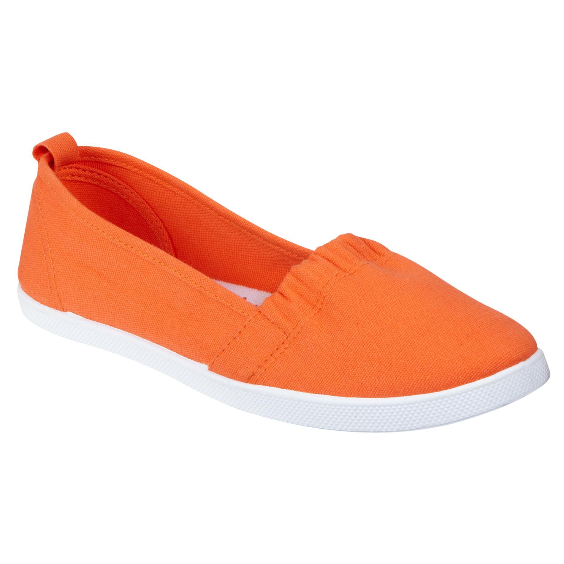 Basic Editions Women's Dakota Canvas Casual - Orange at Kmart.com