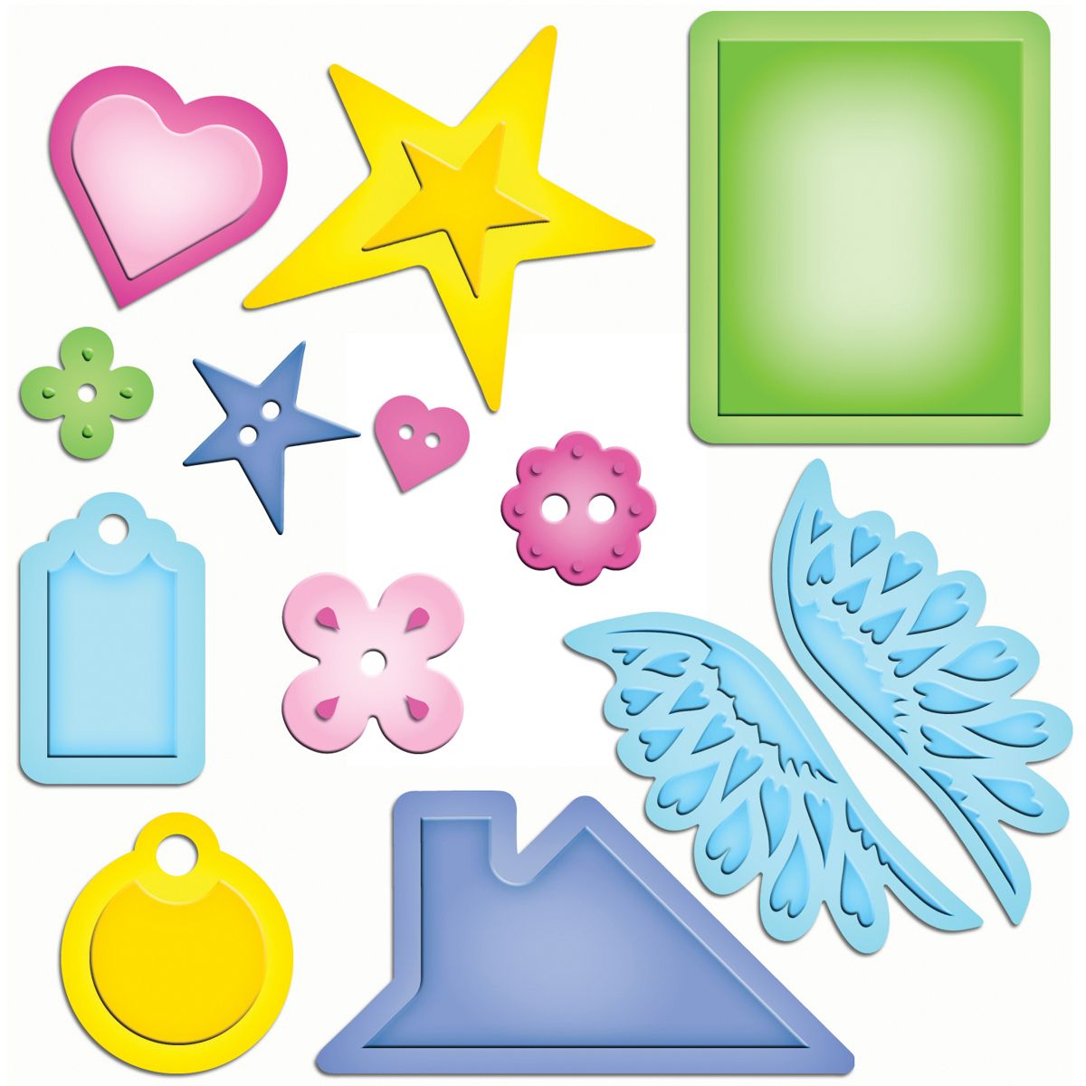 Spellbinders Shapeabilities Dies-Home Sweet Home