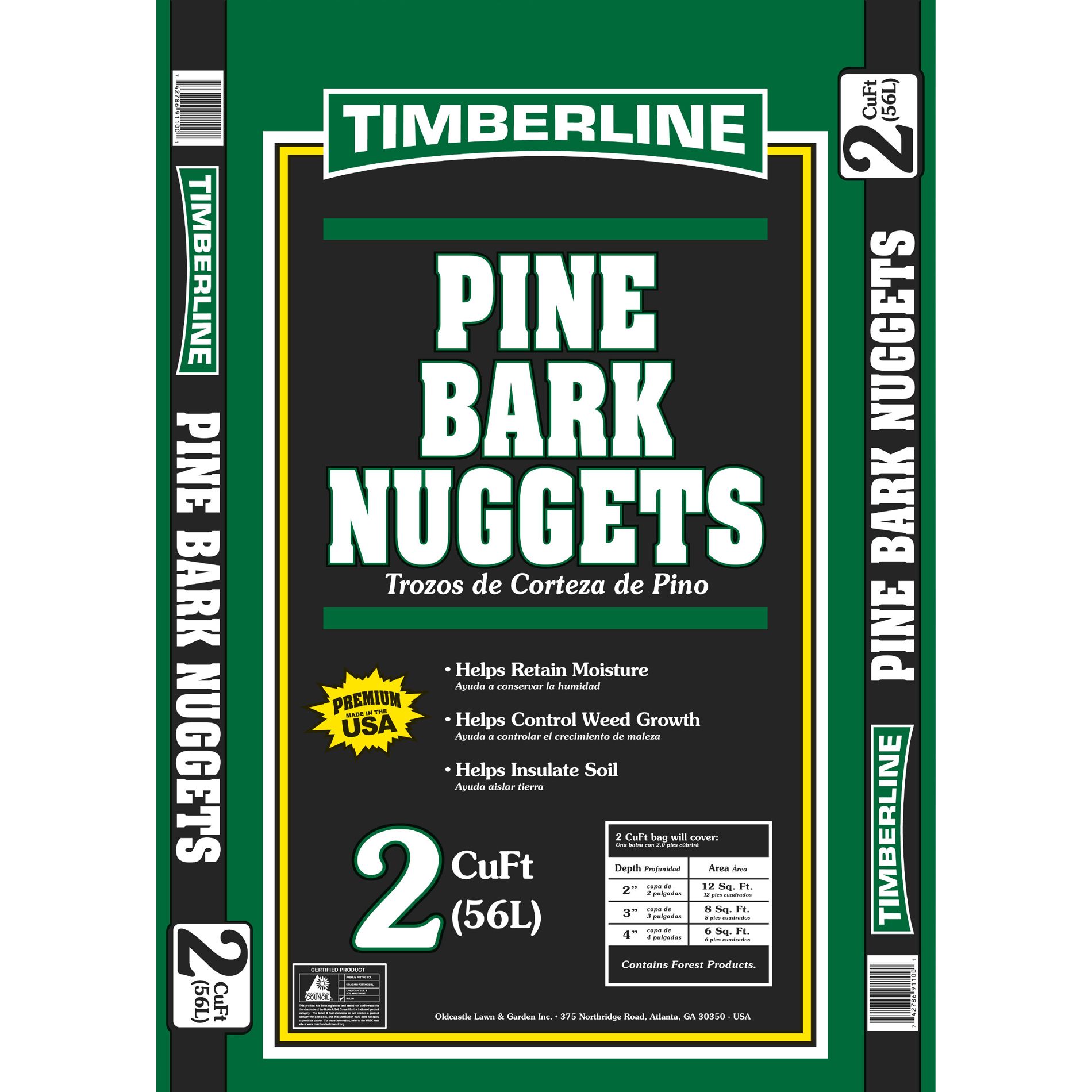 Timberline Pine Bark Nuggets Mulch at Kmart.com
