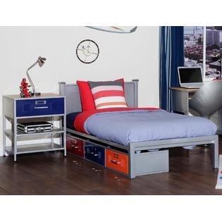 locker bed furniture twin drawers alliance american zoom