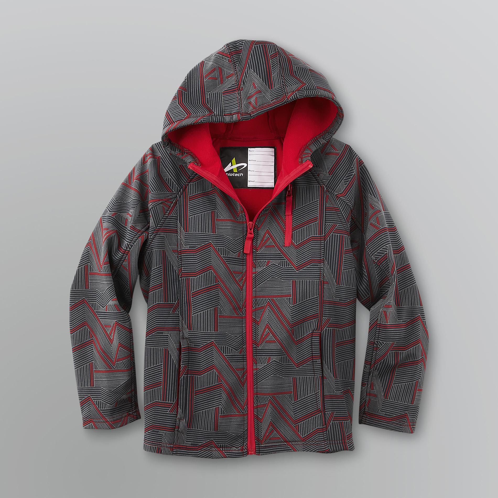 Athletech Boy's Fleece Lined Soft Shell Jacket - Geo Plaid at Kmart.com