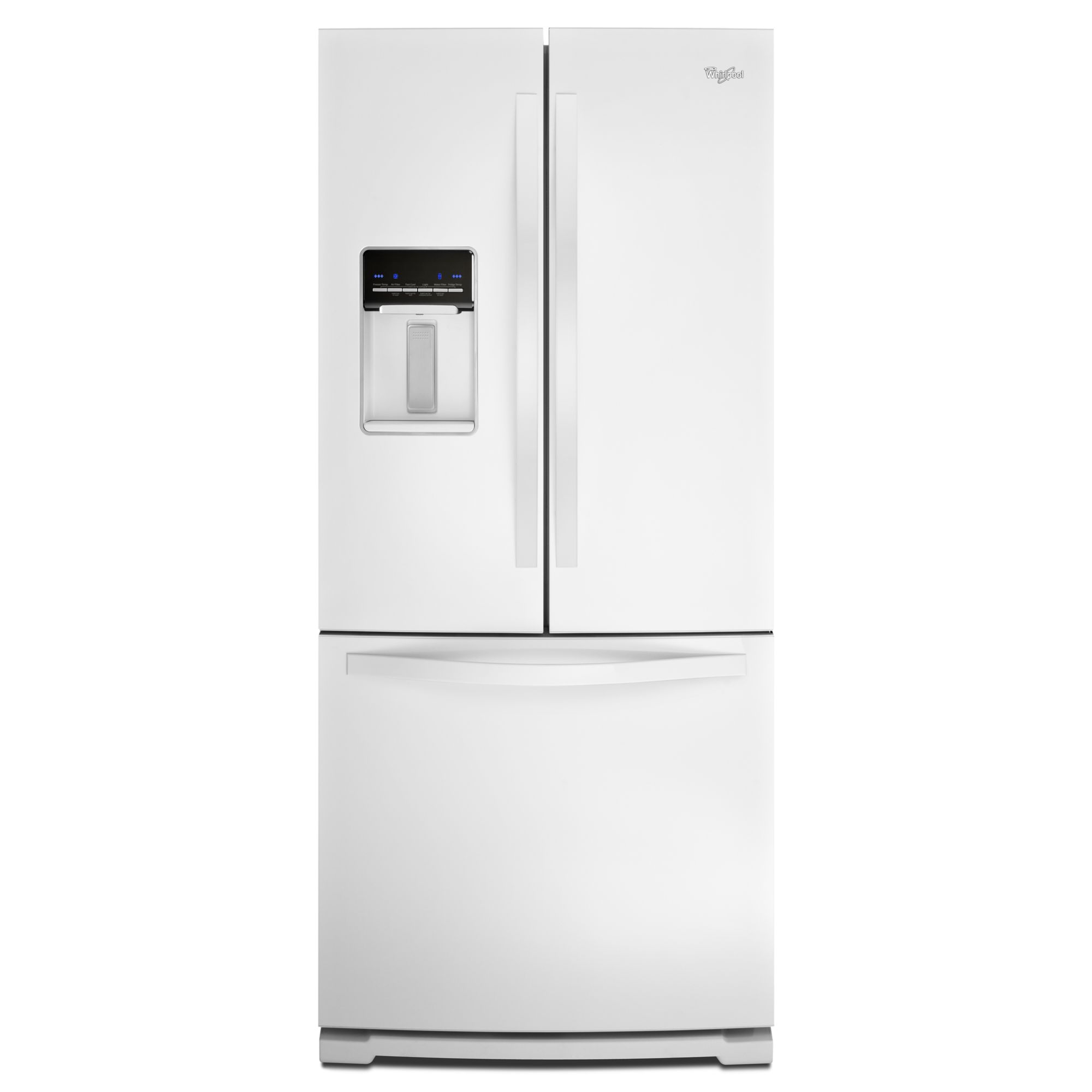 Whirlpool 20 cu. ft. French Door Refrigerator w/ Exterior Dispenser - White at Kmart.com