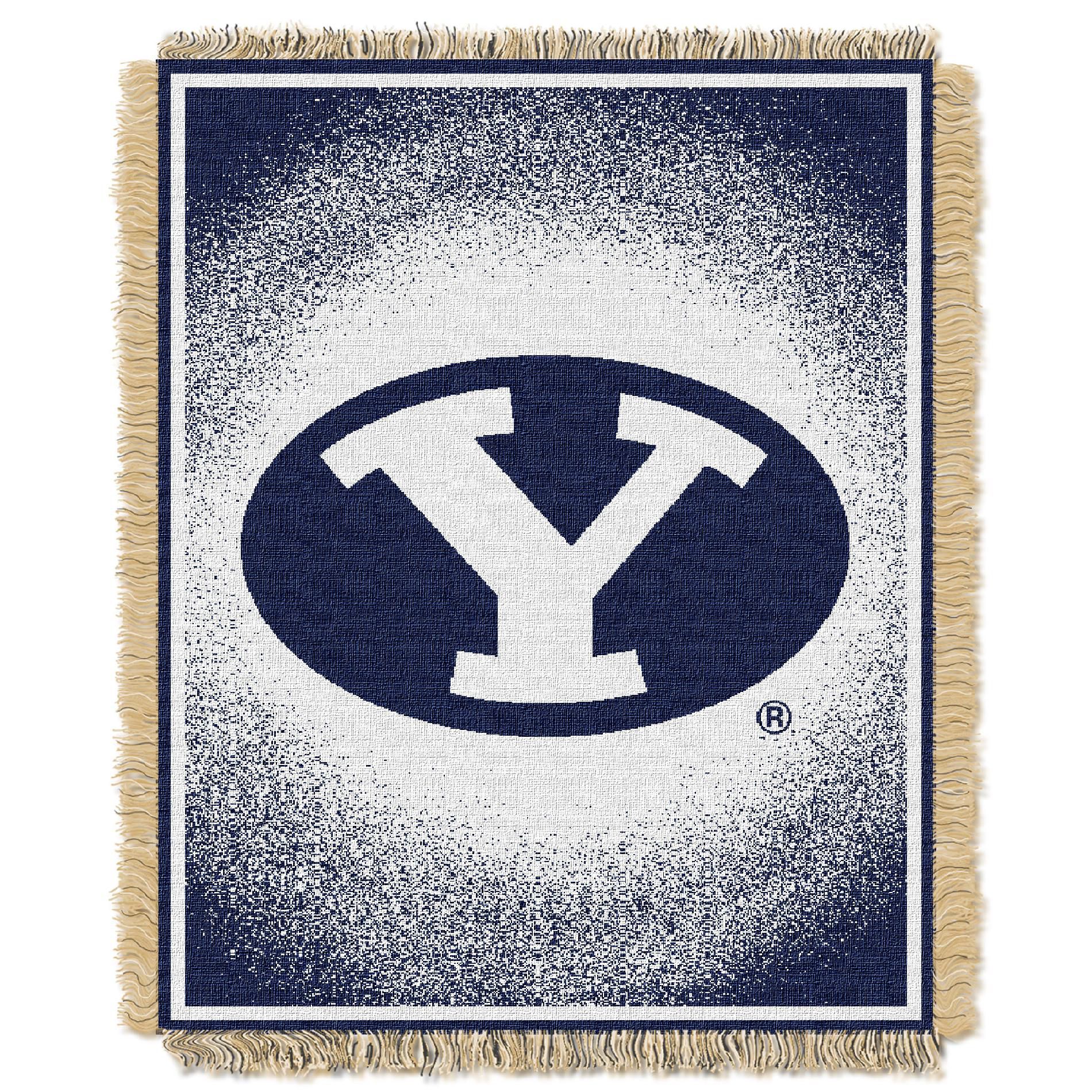 NCAA 019 Focus BYU Jacquard Throw at Kmart.com