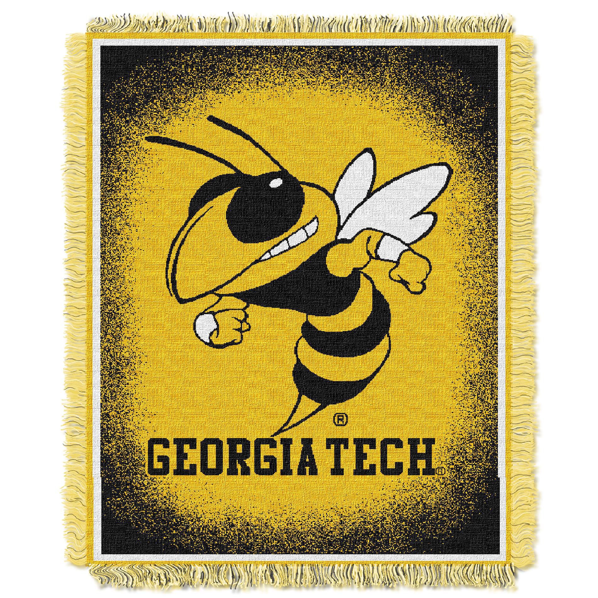 Northwest Company NCAA 019 Focus Georgia Tech Jacquard Throw at Sears.com