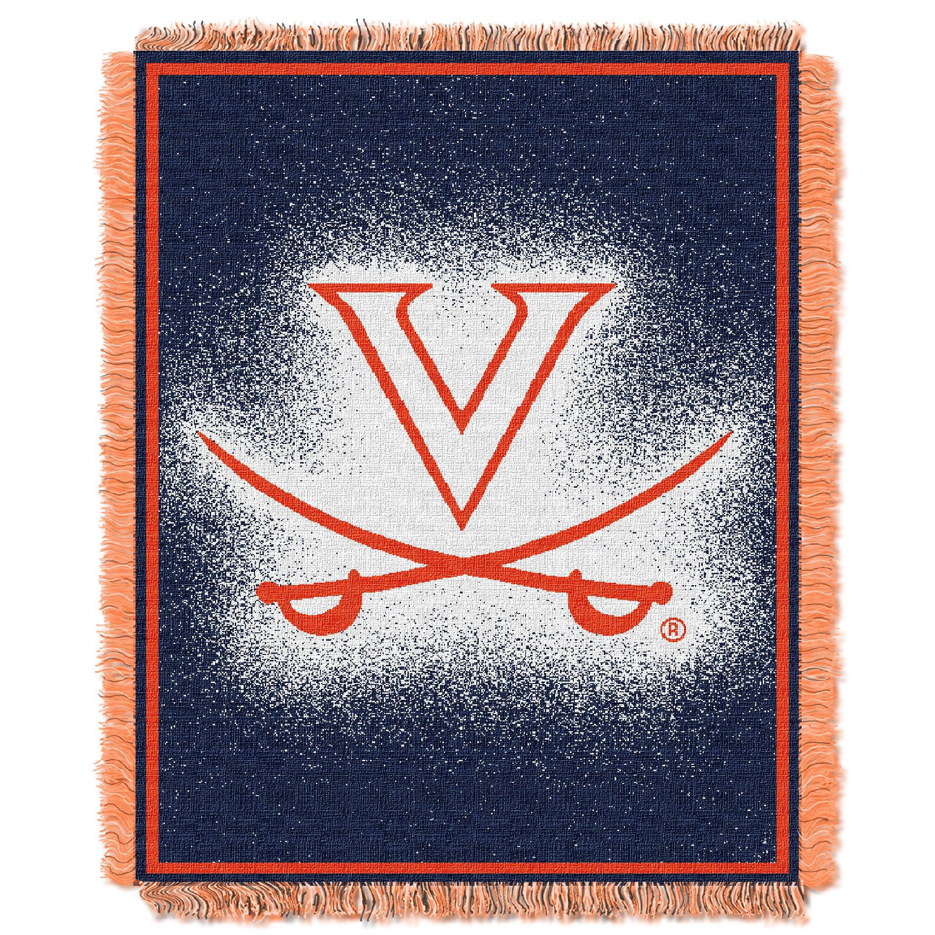 Northwest Company NCAA 019 Focus Virginia Jacquard Throw at Kmart.com