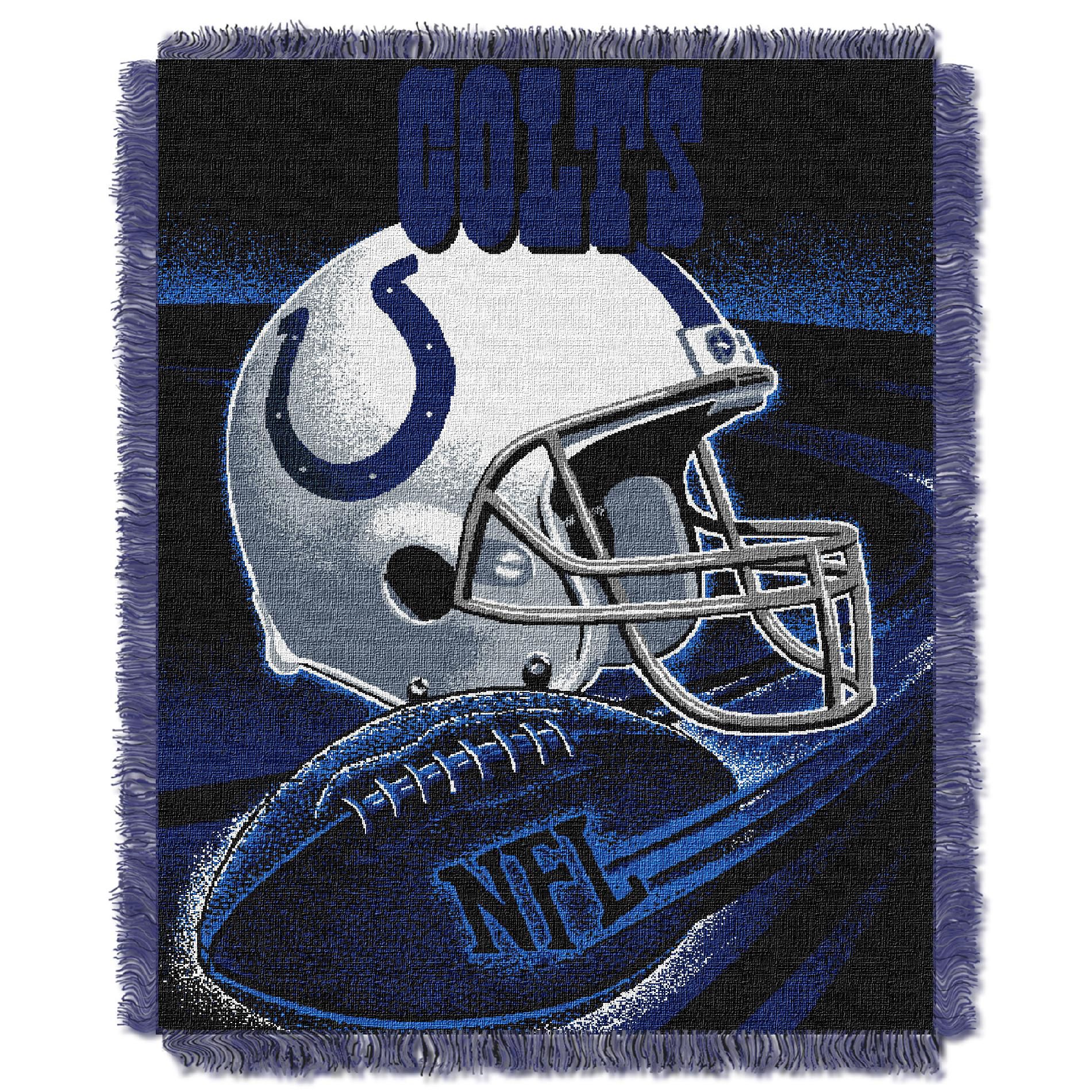 Northwest Company NFL 019 Spiral Colts Jacquard Throw at Kmart.com