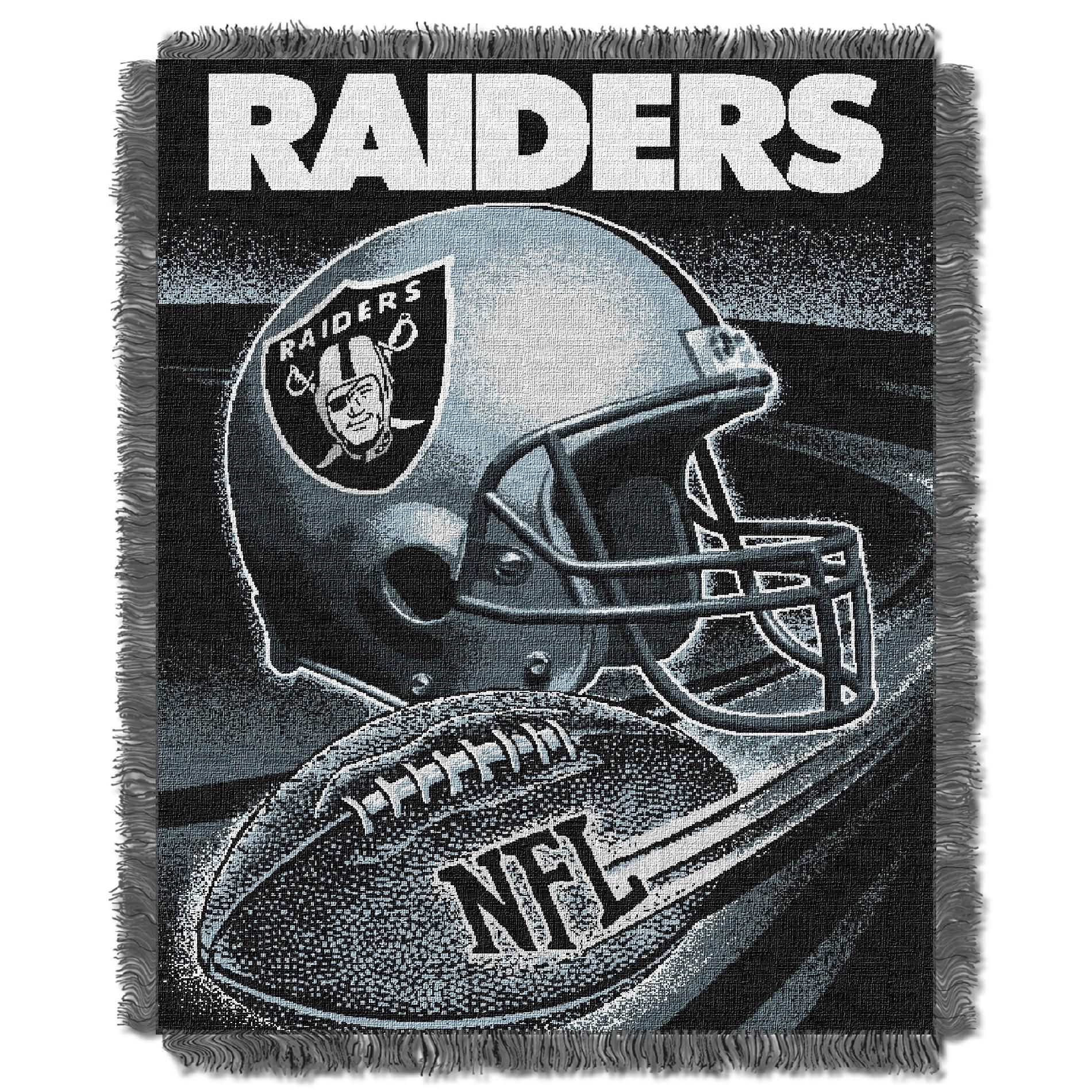 Northwest Company NFL 019 Spiral Raiders Jacquard Throw at Kmart.com