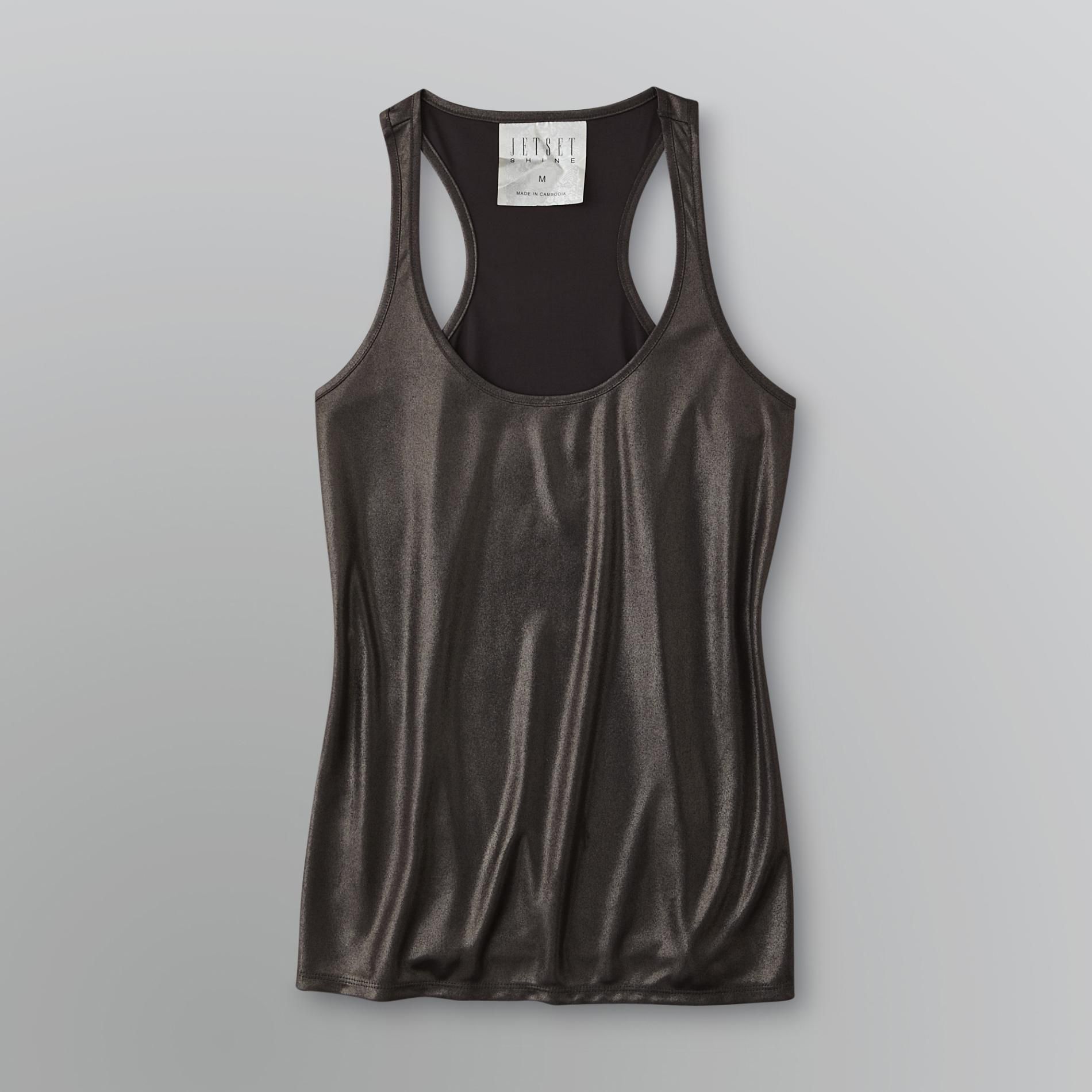 Women's Metallic Racerback Tank Top
