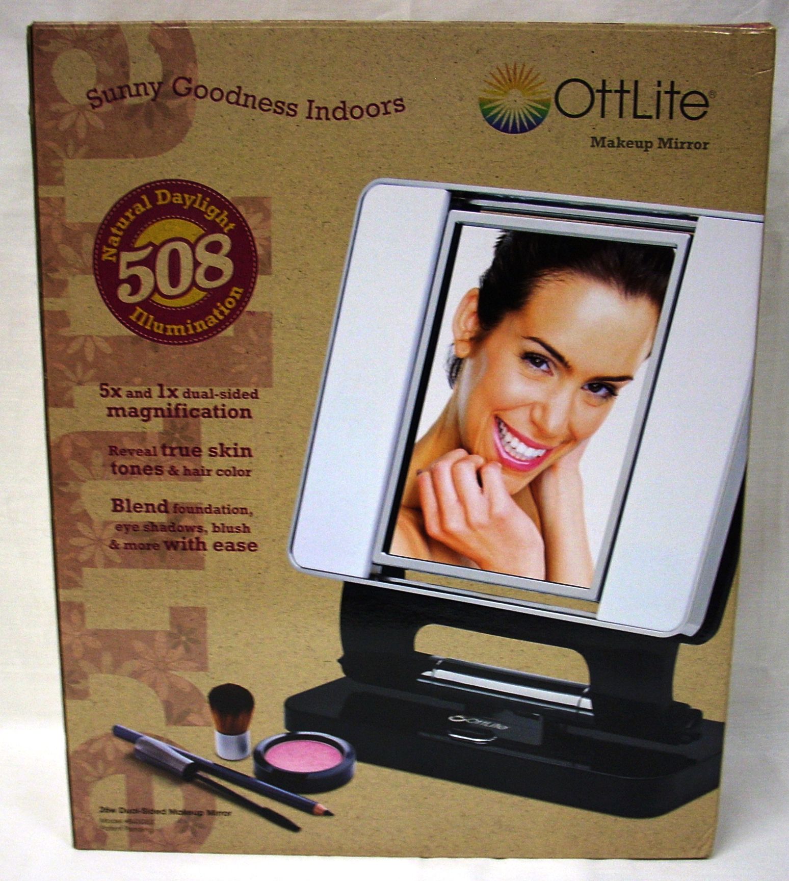 OttLite B41G53 Lighted Makeup Mirror Sears Outlet