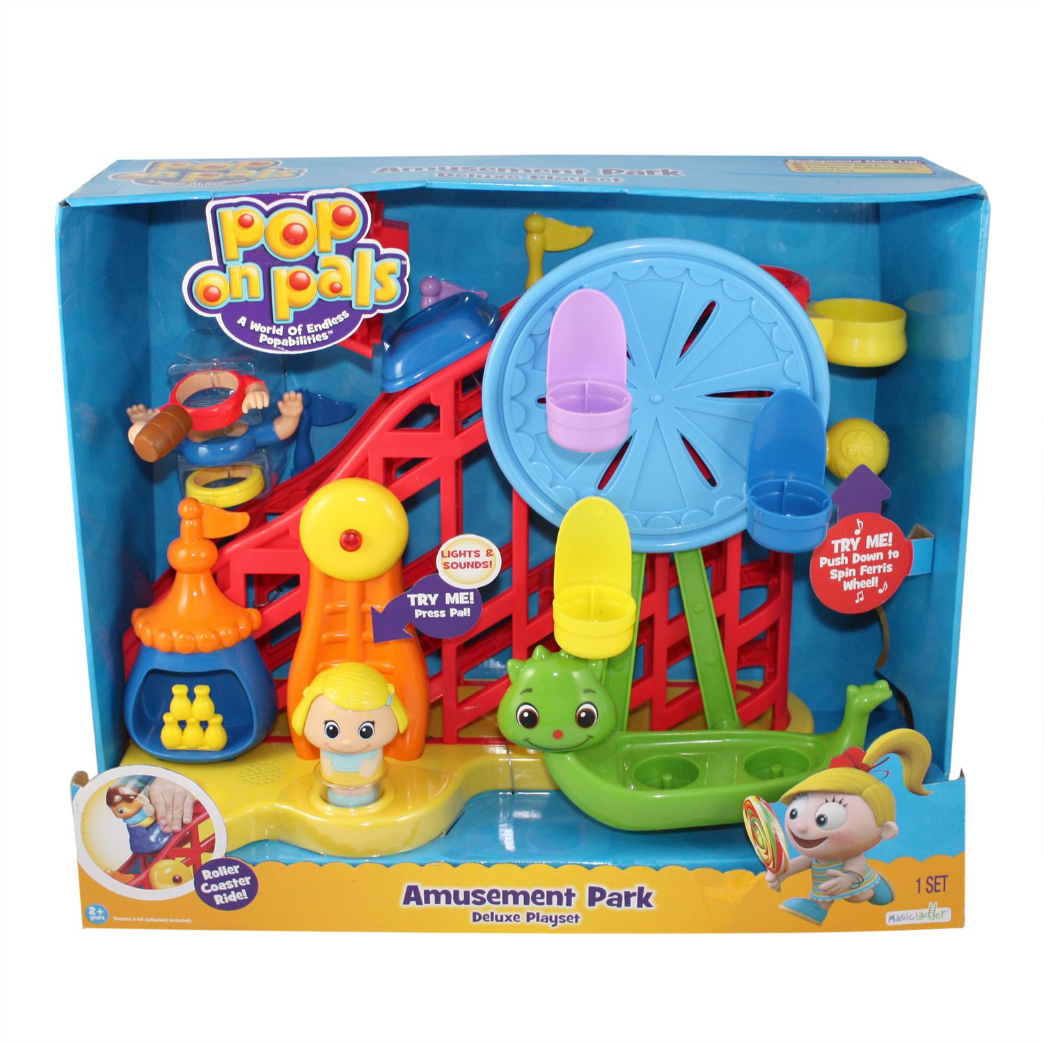 Spin Master Pop On Pals Amusement Park Playset - Girl at Kmart.com
