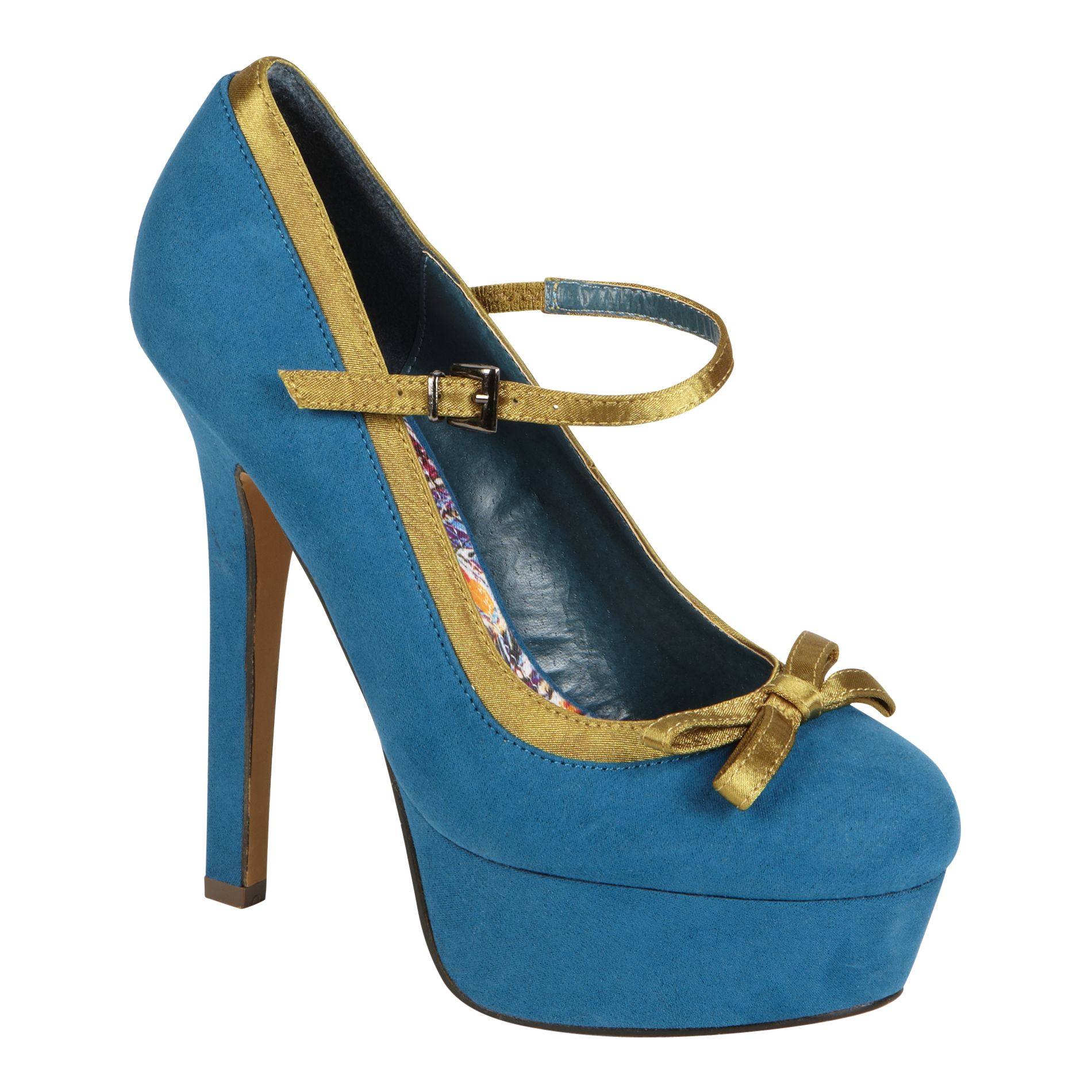 Bongo Women's Bridget Bow Platform Pump - Teal/Green at Kmart.com