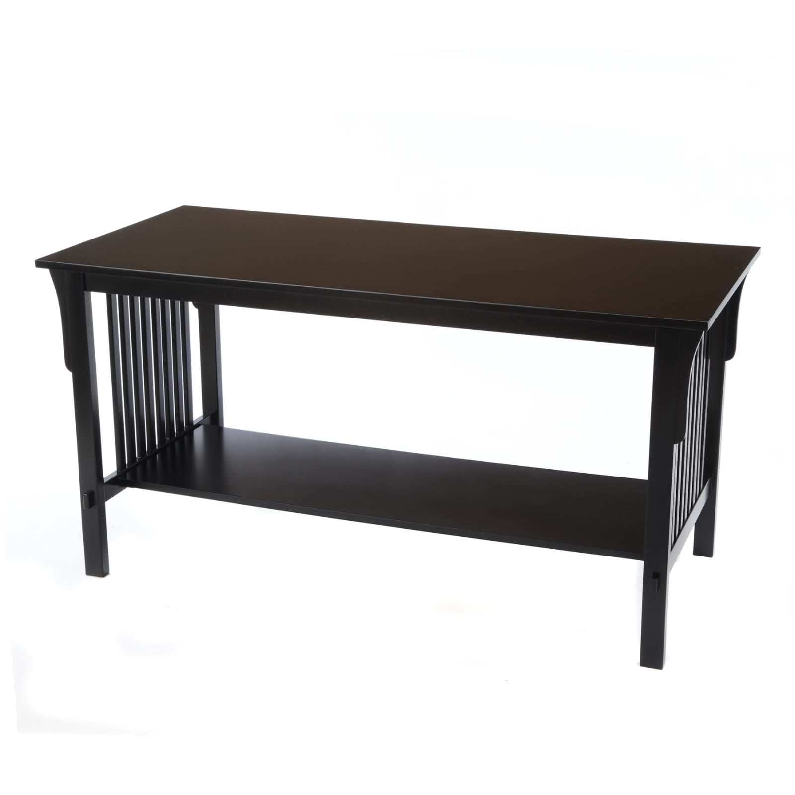 Bay Shore Collection Mission Coffee Table - Black title=