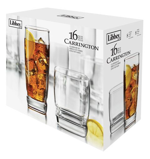 Libbey Carrington 16pc Glassware Set at Kmart.com
