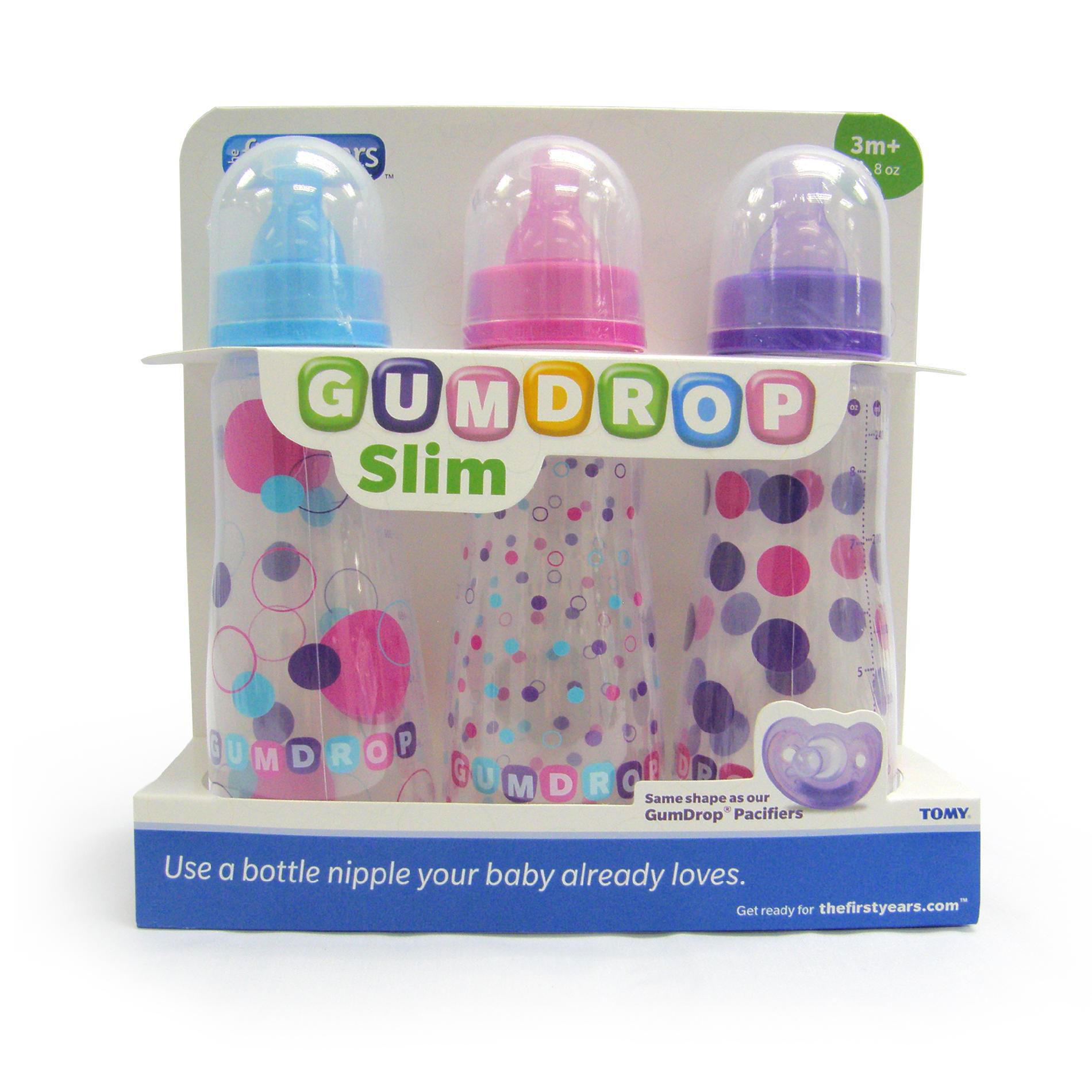 The First Years Girl’s Bottles GumDrop 3 pk 8oz at Kmart.com
