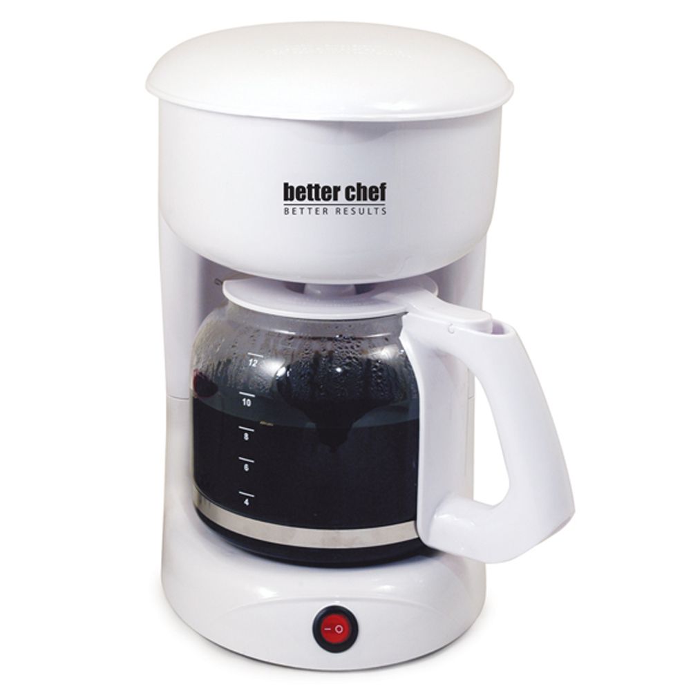 Better Chef IM-111W 12-Cup White Coffeemaker