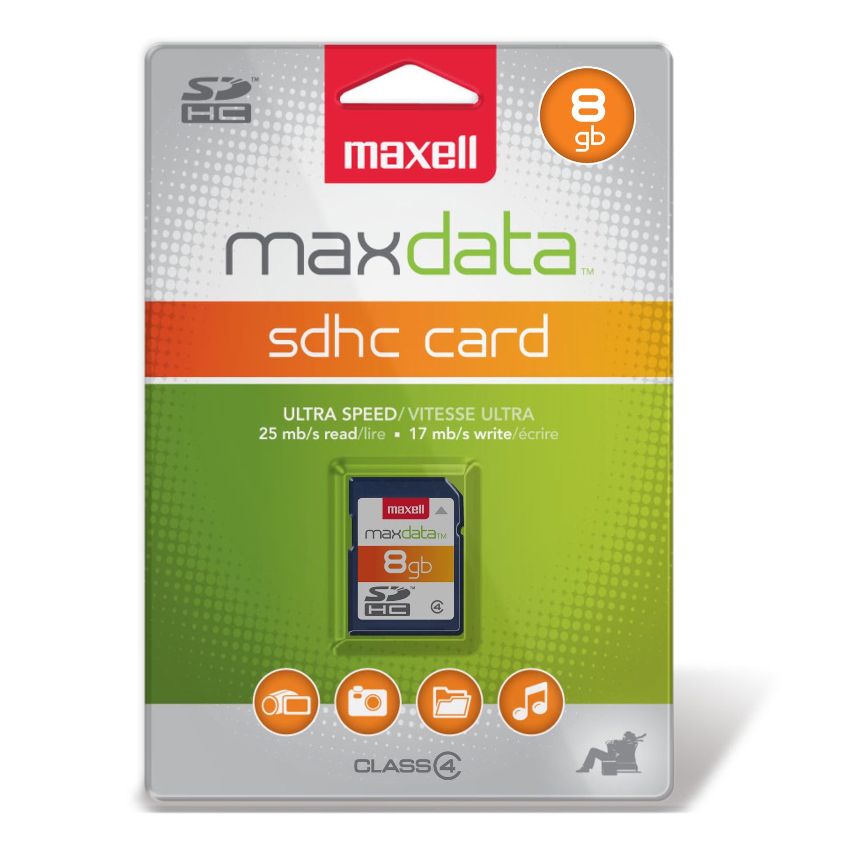 UPC 025215716126 product image for Maxell 8GB SDHC Memory Card | upcitemdb.com