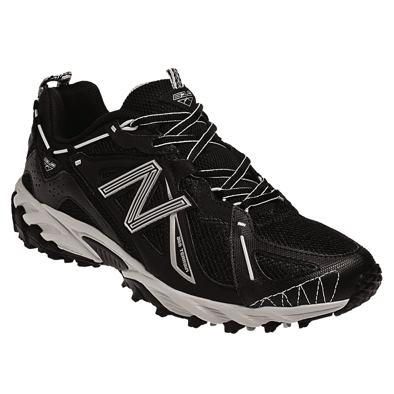 New Balance Men's 610 Trail Running Athletic Shoe - Black/Grey