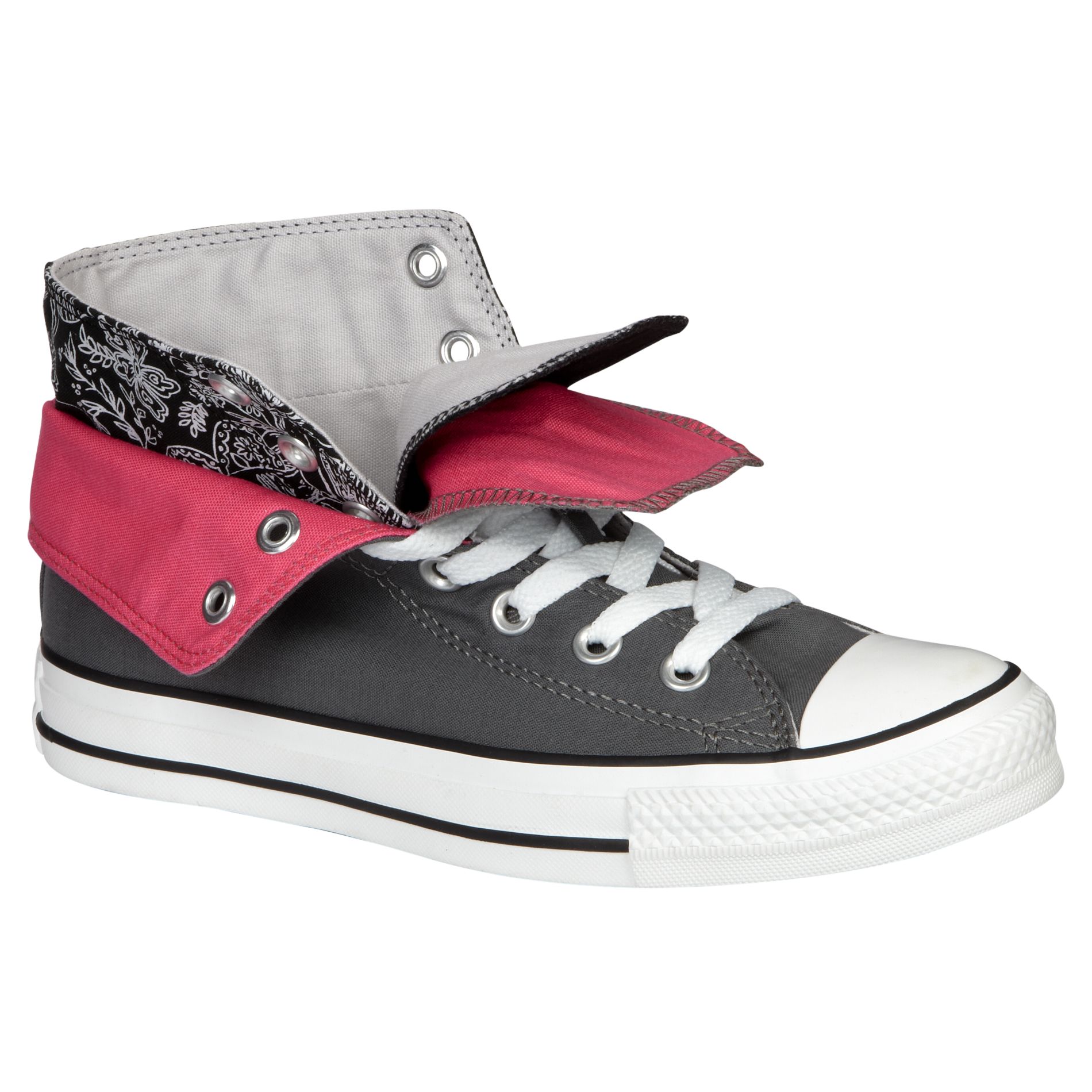 Converse Women's Chuck Taylor All Star Two Fold Hi Shoe Grey Shop