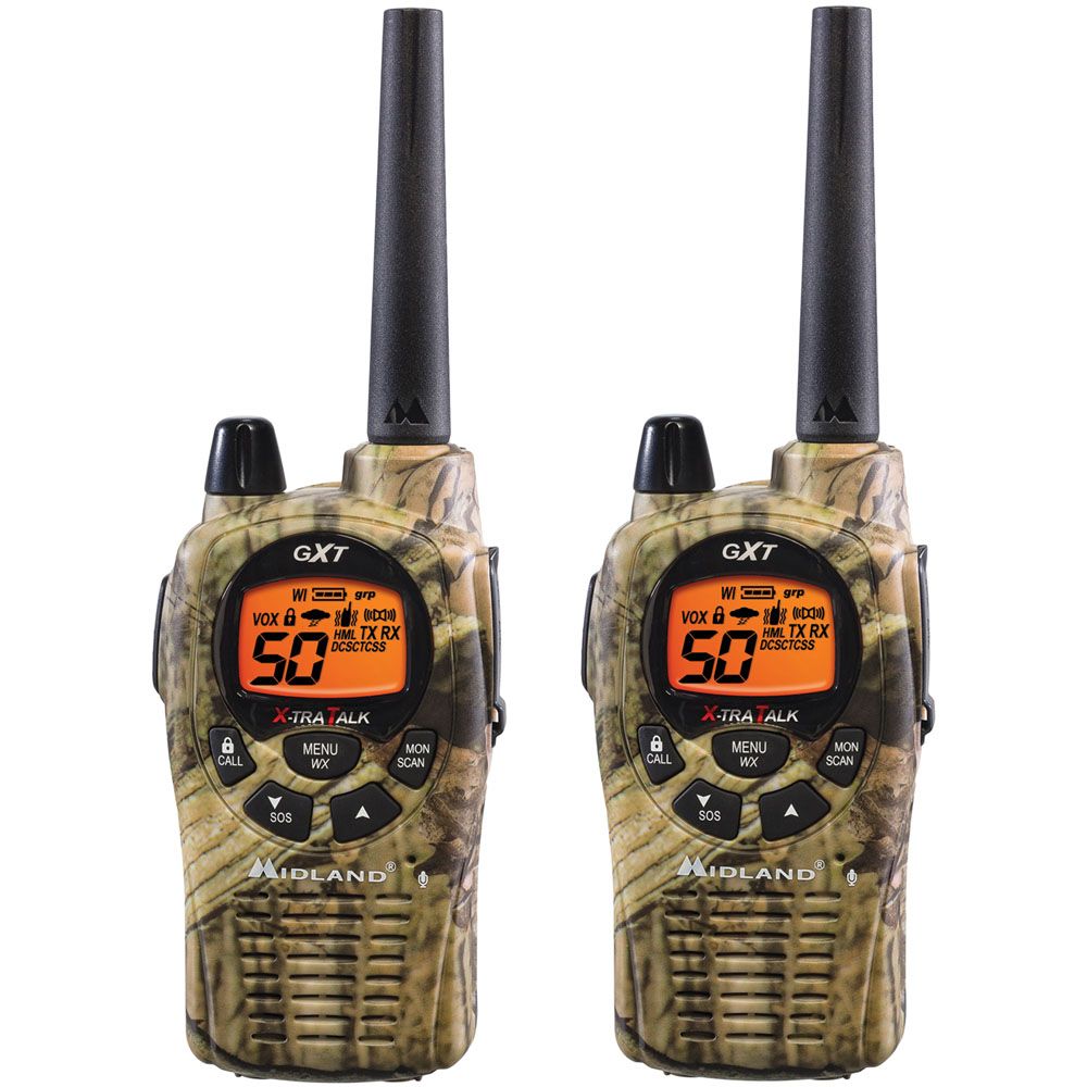 Midland 36 Mile Range 50 Channel Two-Way Radio Pair - Camo