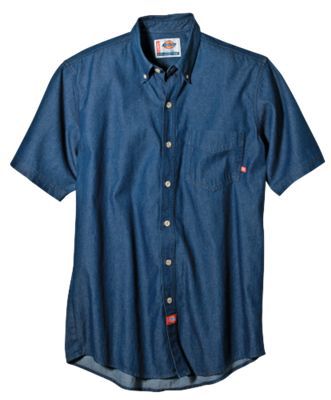 Dickies Short Sleeve Denim Work Shirt at Sears.com