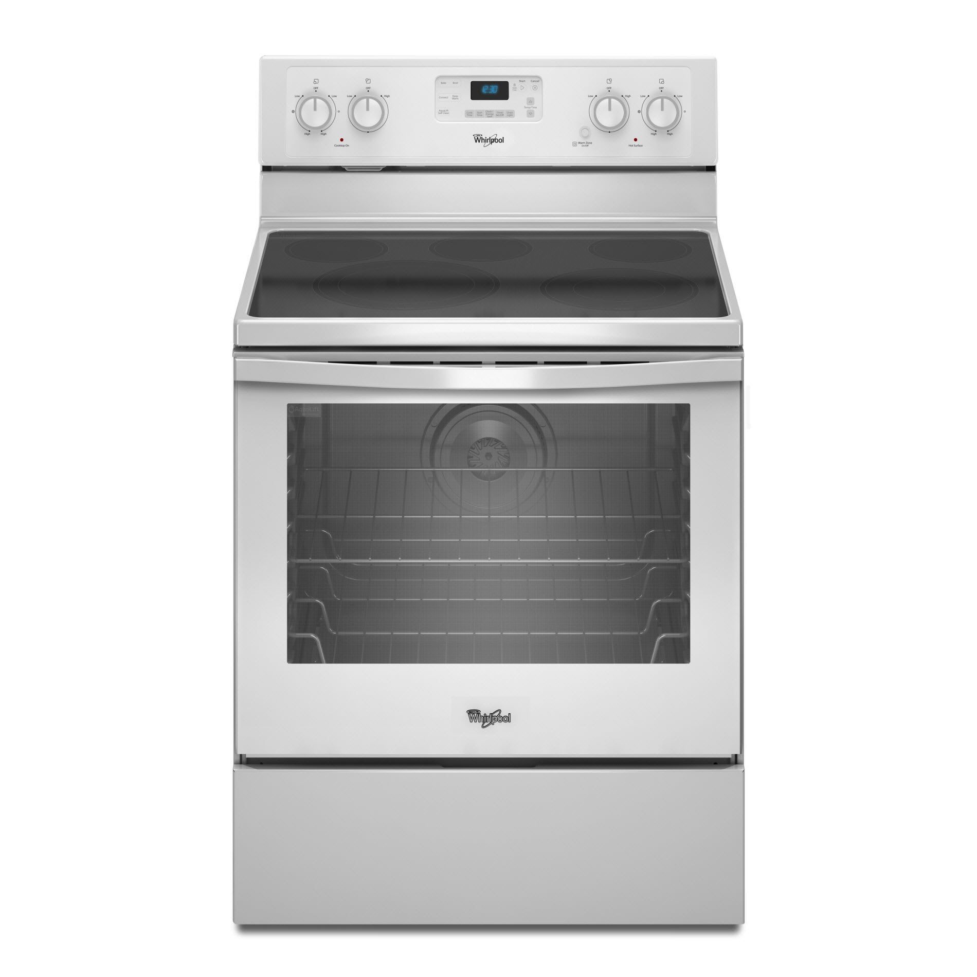 Whirlpool WFE540H0AW 6.2 cu. ft. Electric Range w/ AquaLift™ Self