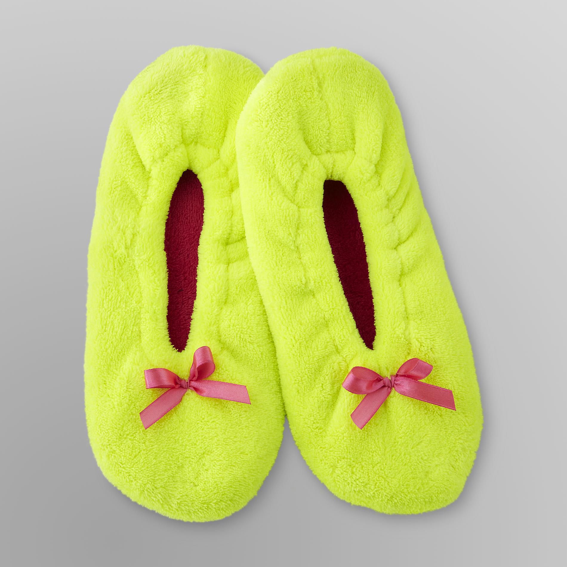 Joe Boxer Women's Fleece Gripper Slippers at Kmart.com