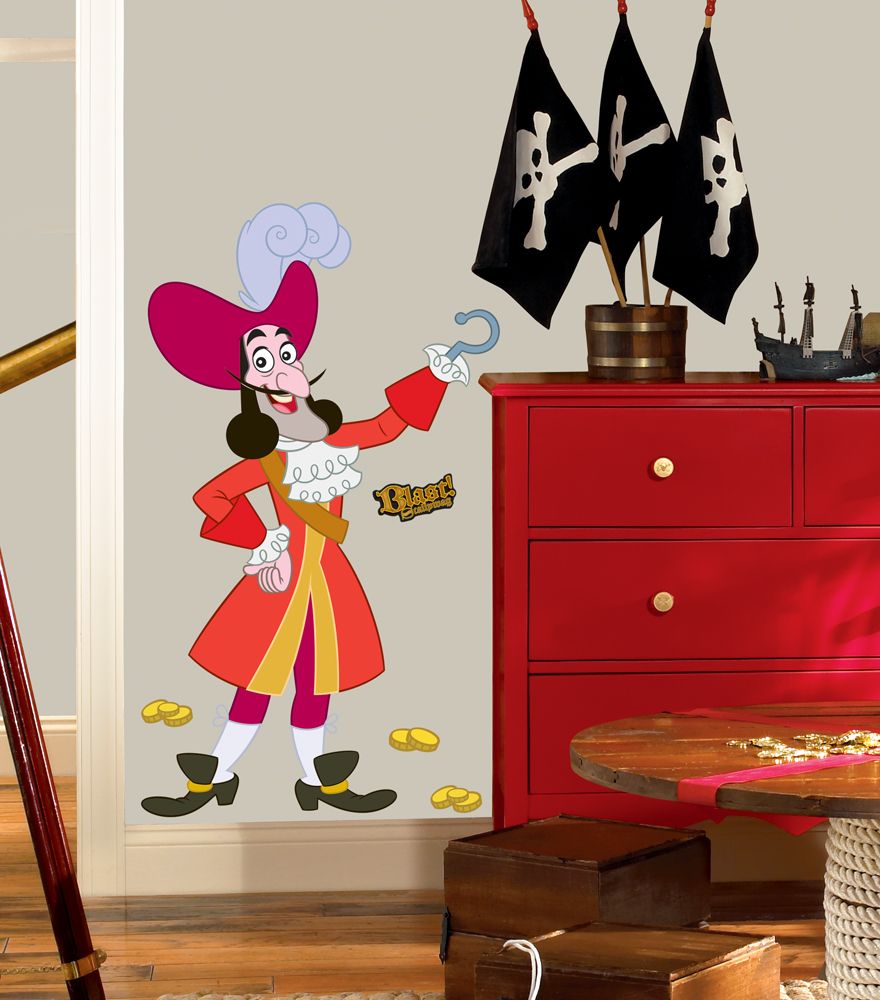 RoomMates Jake & the Neverland Pirates Captain Hook Peel & Stick Giant Wall Decal at Kmart.com