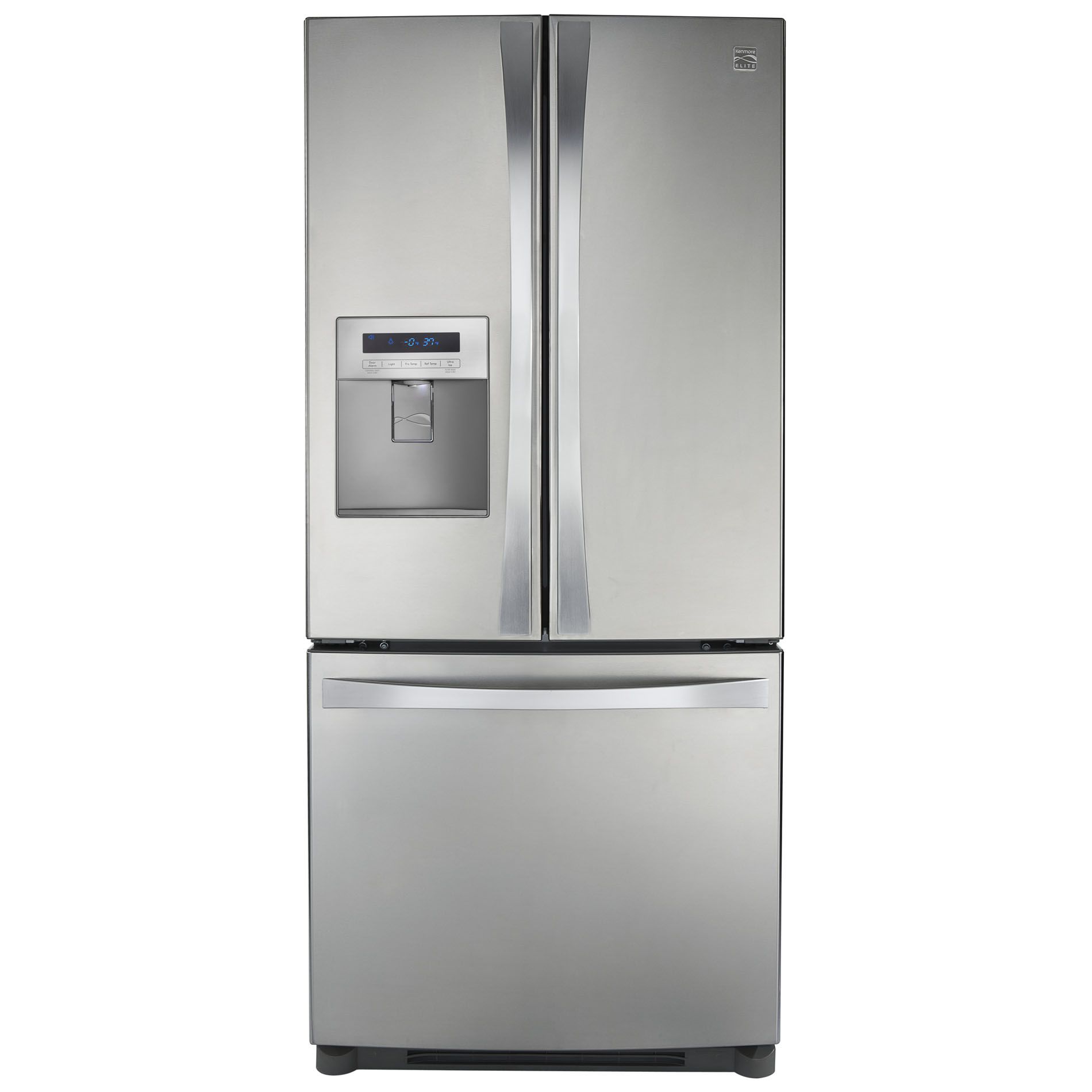 Kenmore Elite 20 cu. ft. French-Door Bottom-Freezer Refrigerator - Stainless Steel