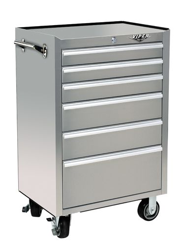 Viper Tool Storage 26 6 Drawer 304 Stainless Steel Rolling Cabinet
