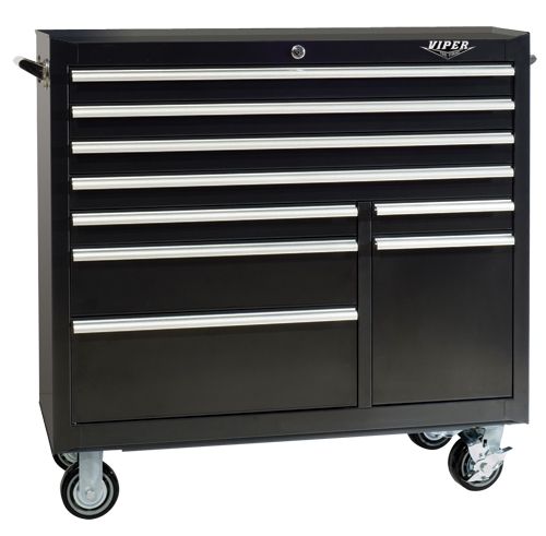 Viper Tool Storage 41 9 Drawer 18G Steel Rolling Cabinet