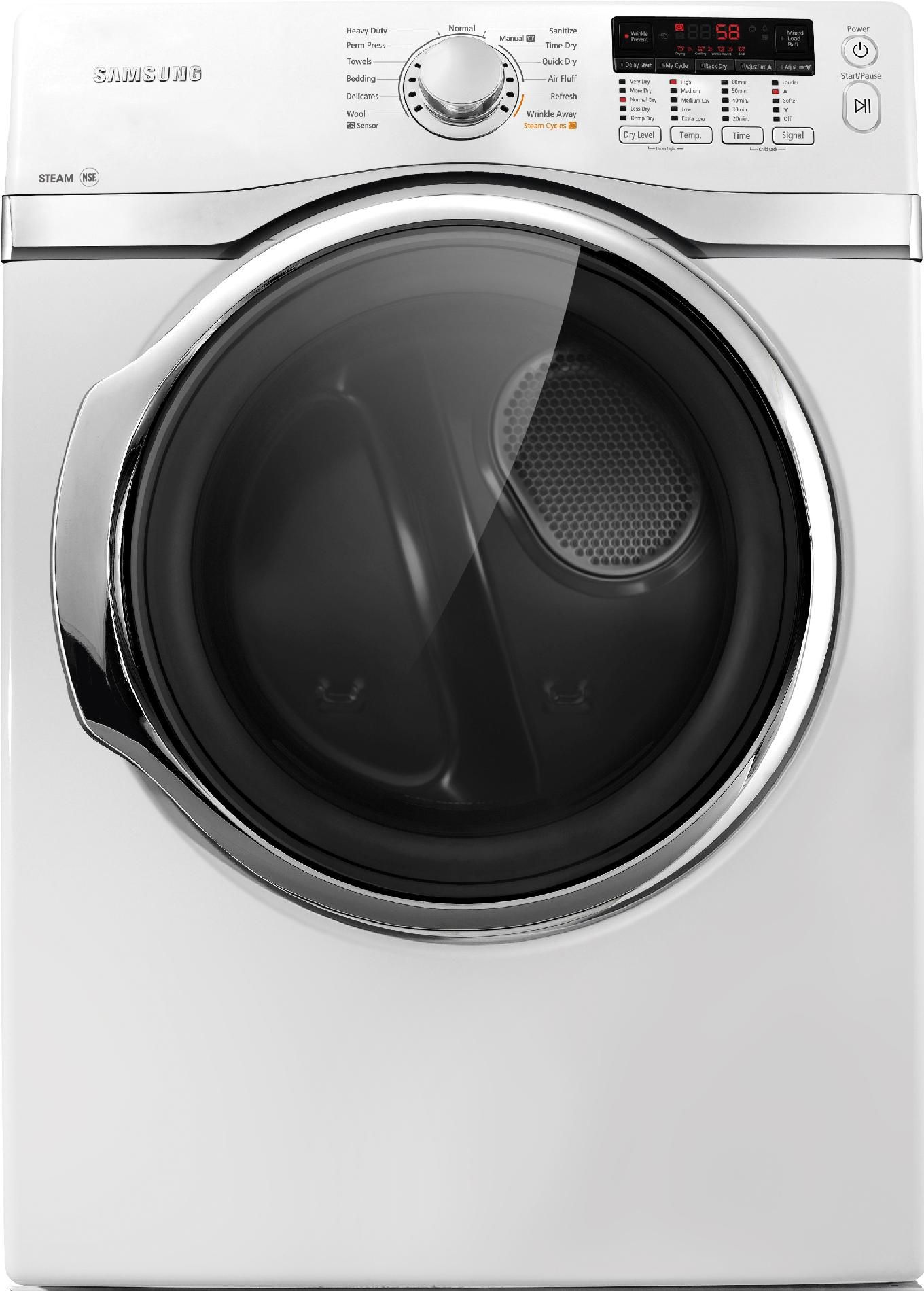 659.93 Samsung 7.4 cu. ft. Gas Dryer White Big Deal Outlet Z19