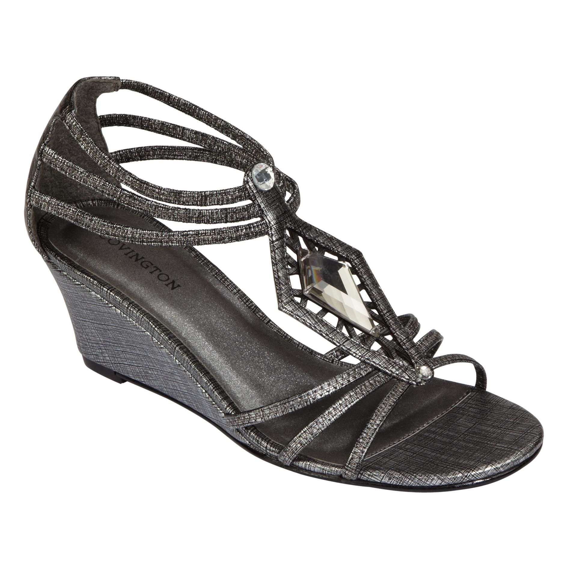 Women's Diamond Sandal - Pewter