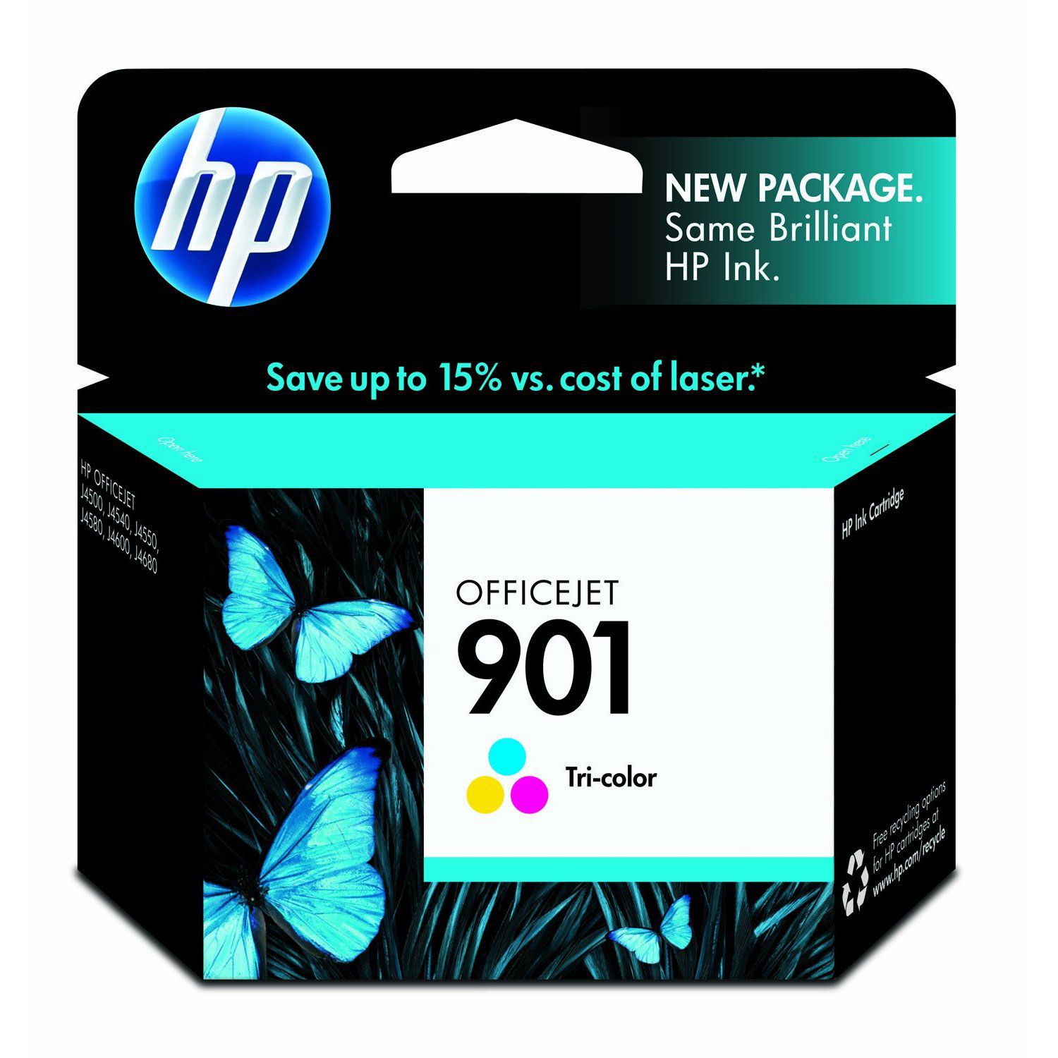 HP 901 Officejet Tri-Color Ink Cartridge (CC656AN) at Kmart.com