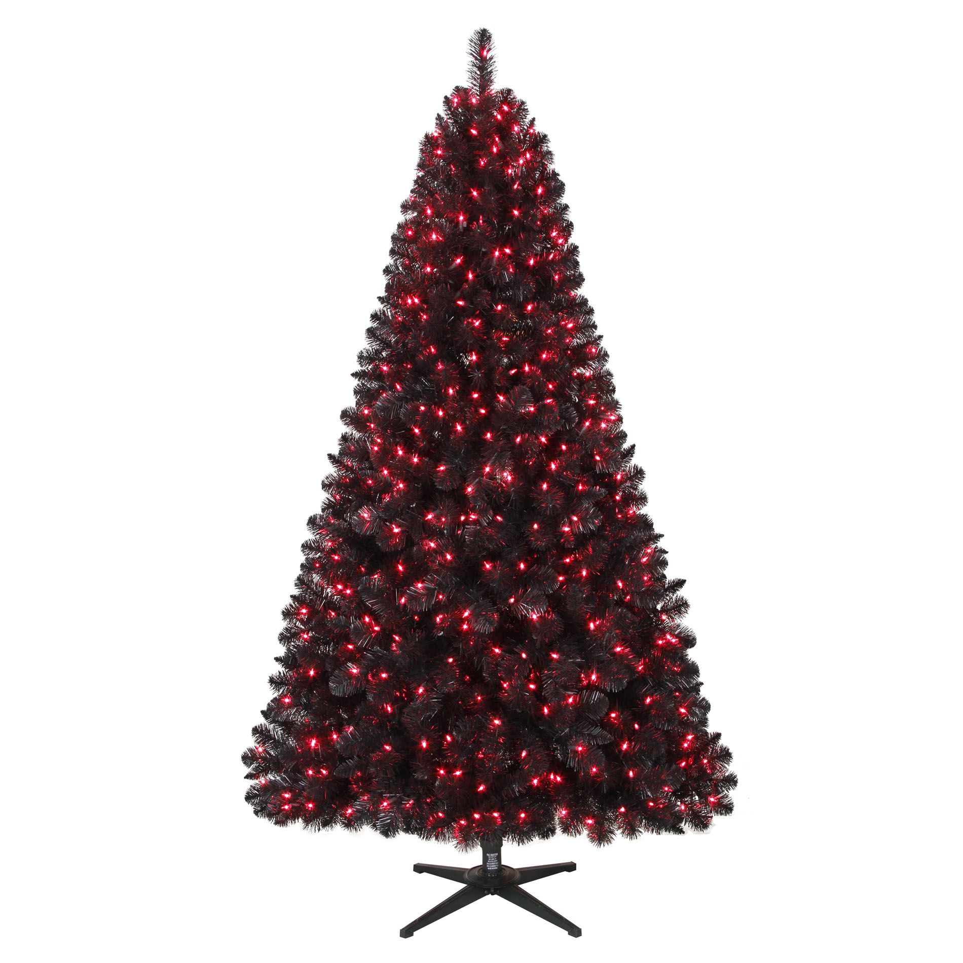 6.5ft Oxford Black Pine Christmas Tree: Pink Lights, Only at Sears