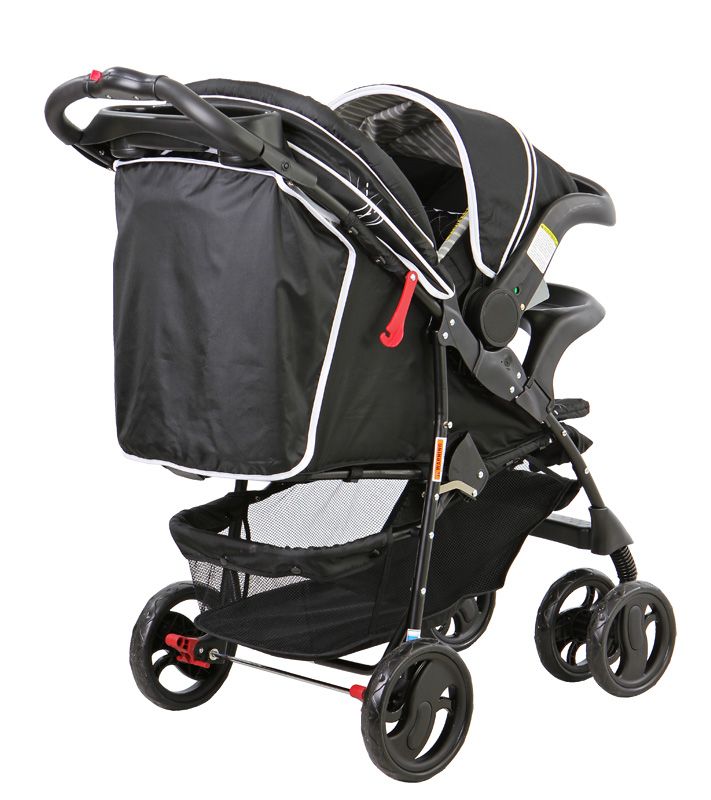 Dream On Me Wanderer Travel System Stroller and Car Seat,Black  Baby  Baby Car Seats 