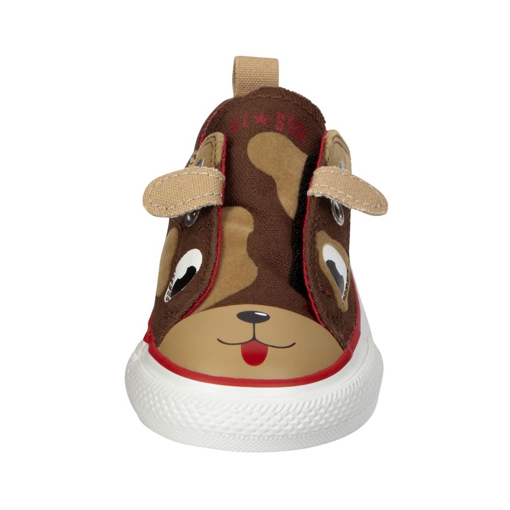 Baby/Toddler Chuck Taylor Dog Simple Slip Sneaker - Brown